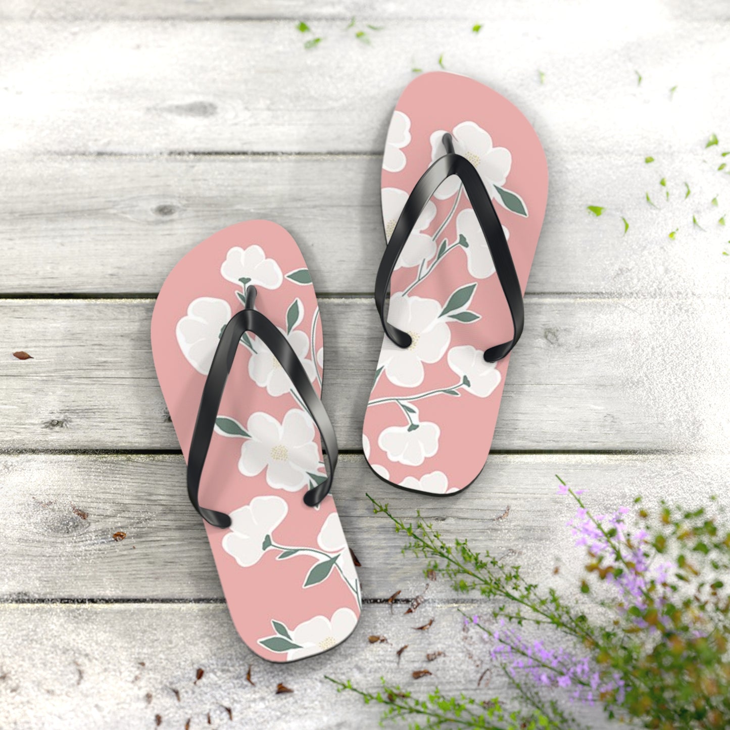 Waves And Sun Sandals White Lotus Summer Flip Flops Slides BRAND NEW