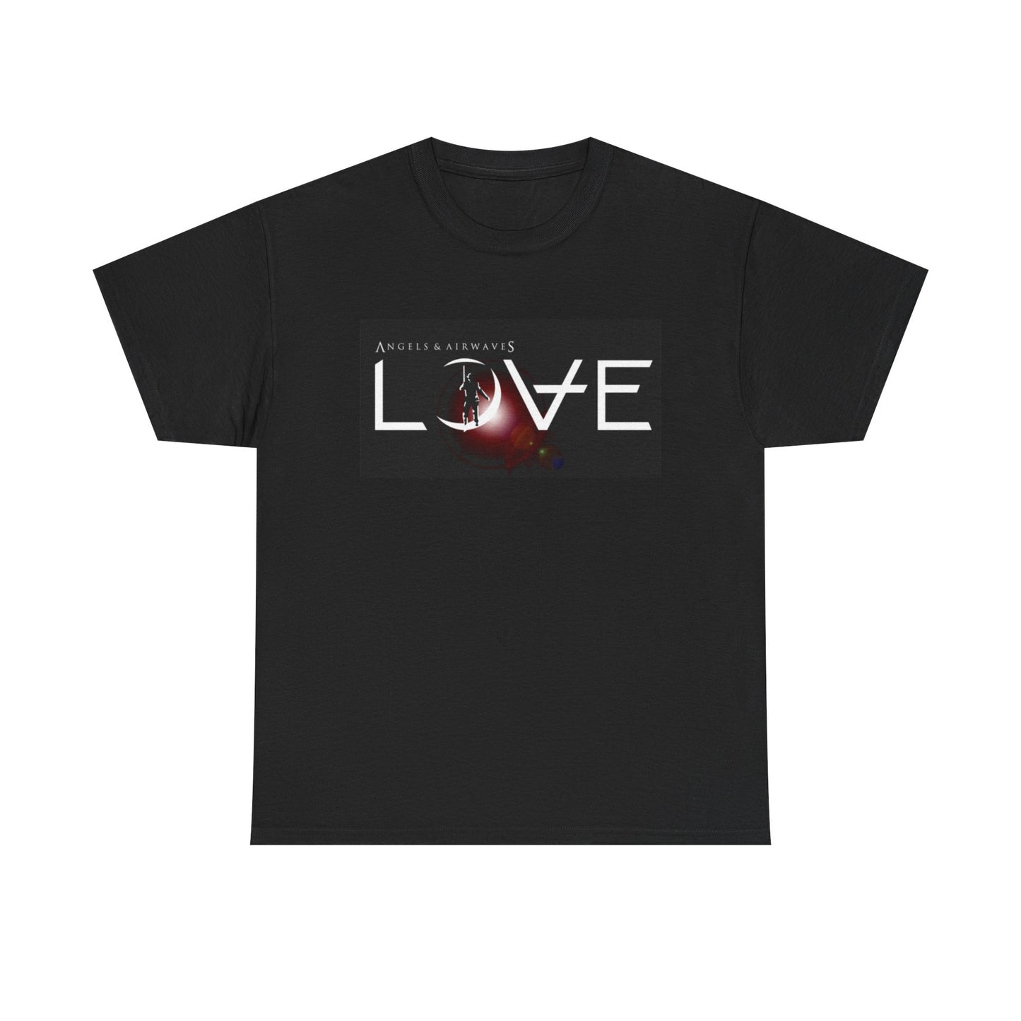 Angels And Airwaves Love Tshirt Punk Rock Merch Blink Unisex Heavy Cotton Tee