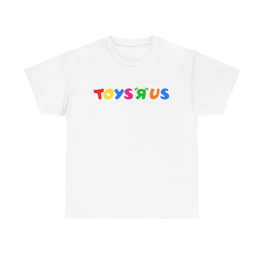Toys R Us Tshirt Vintage Logo 90s Nostalgia Toy Store Unisex Heavy Cotton Tee
