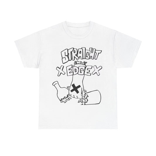 StraightEdge Tshirt Boston Hardcore Music Retro New York Unisex Heavy Cotton Tee