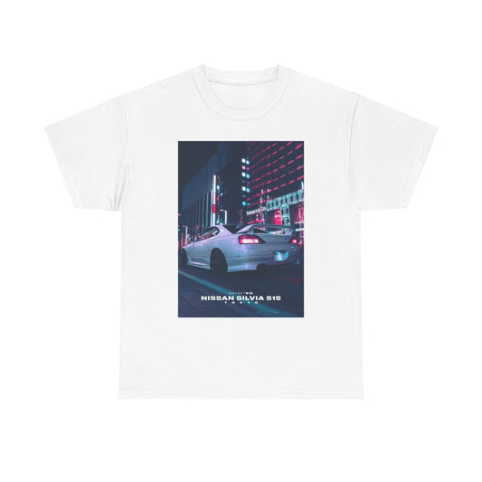 Nissan Silvia Graphic T Shirt Retro JDM Car Meet Tuner Unisex Heavy Cotton Tee