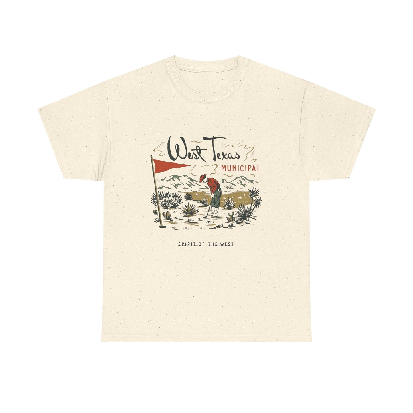Spirit Of The West Graphic T Shirt Unisex Heavy Cotton Tee