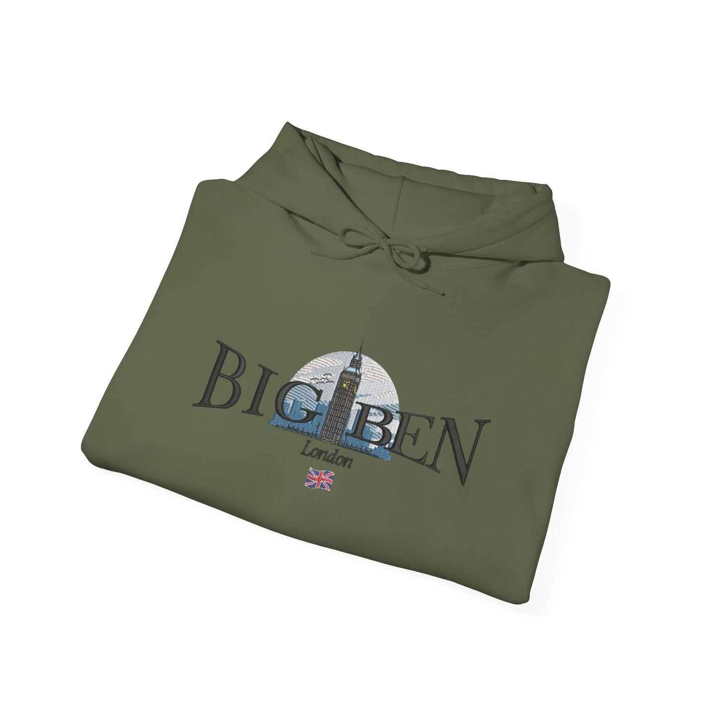 Big Ben London Graphic Hoodie Heavy Blend Sweatshirt NEW