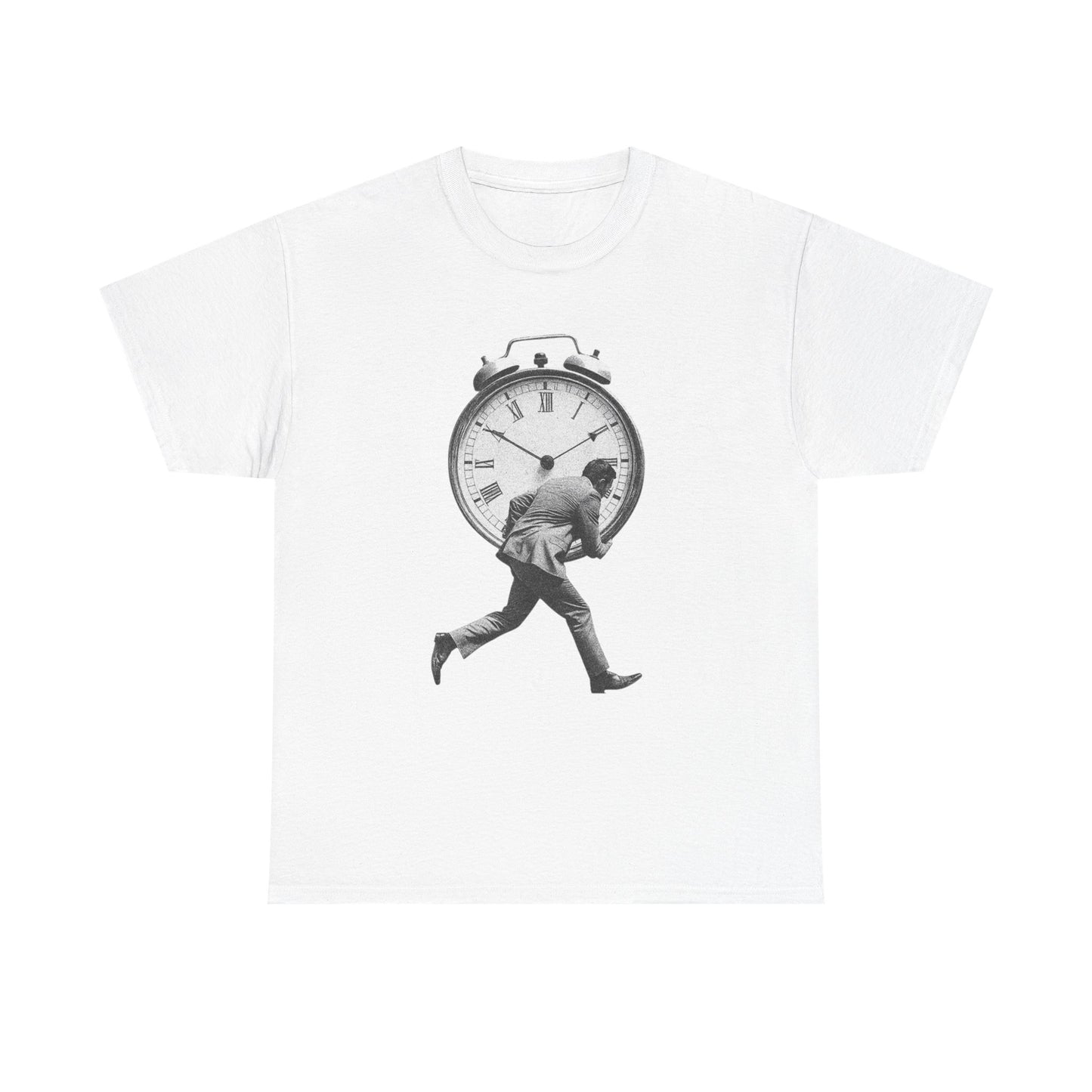 Times Running Out Graphic T Shirt NEW GIFT Unisex Heavy Cotton Tee