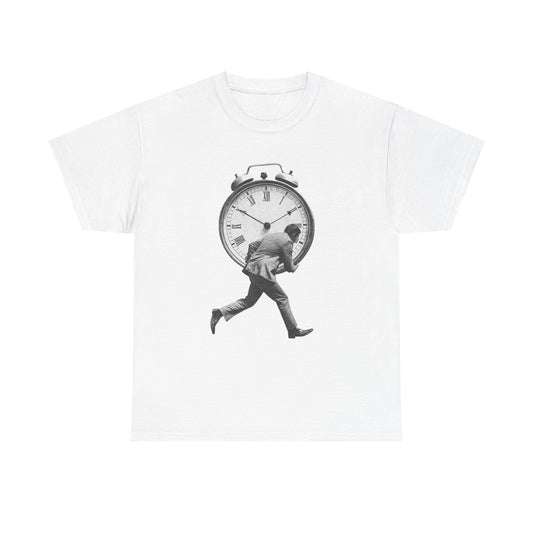 Times Running Out Graphic T Shirt NEW GIFT Unisex Heavy Cotton Tee