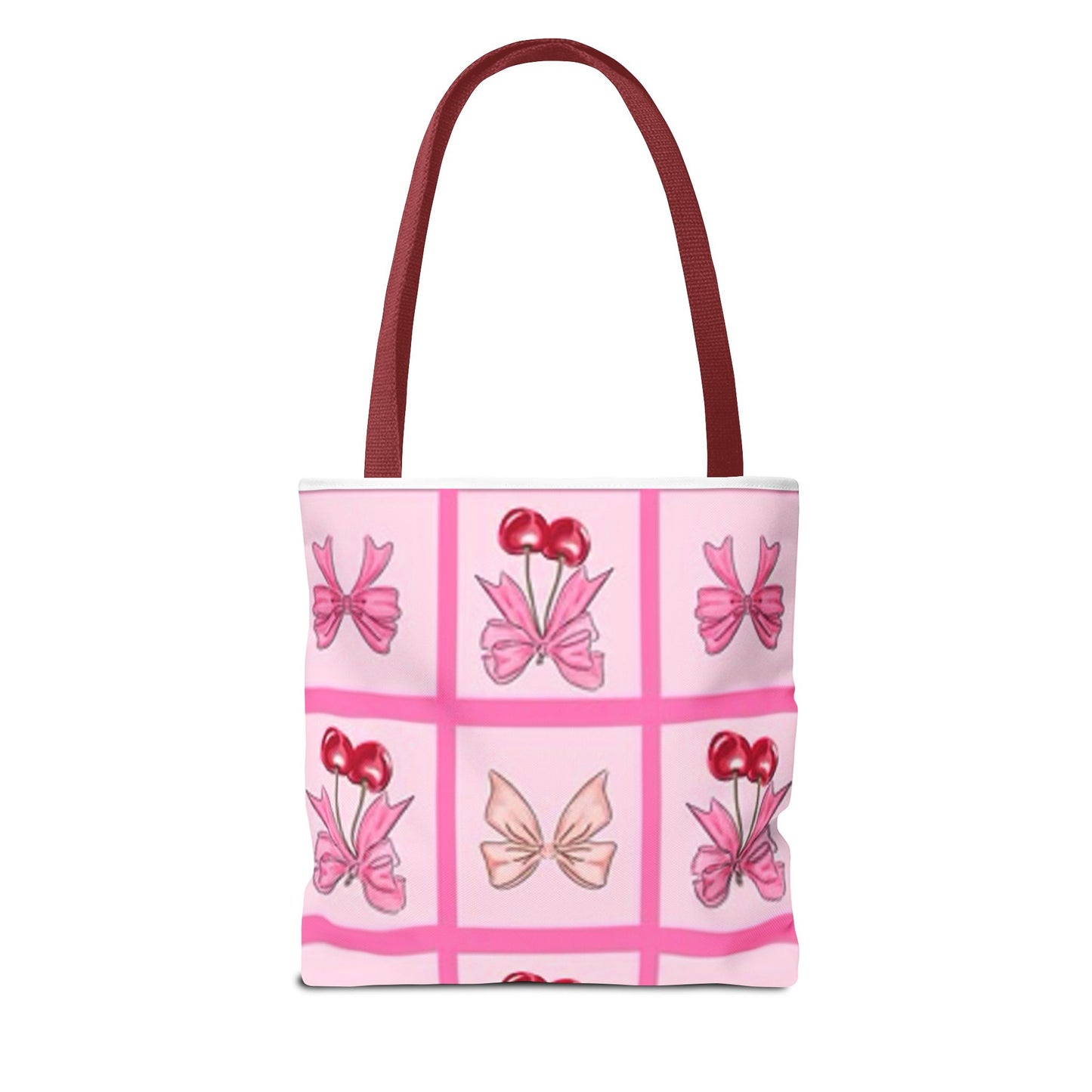Pink Bows Upside Down Graphic BRAND NEW Tote Bag (AOP)