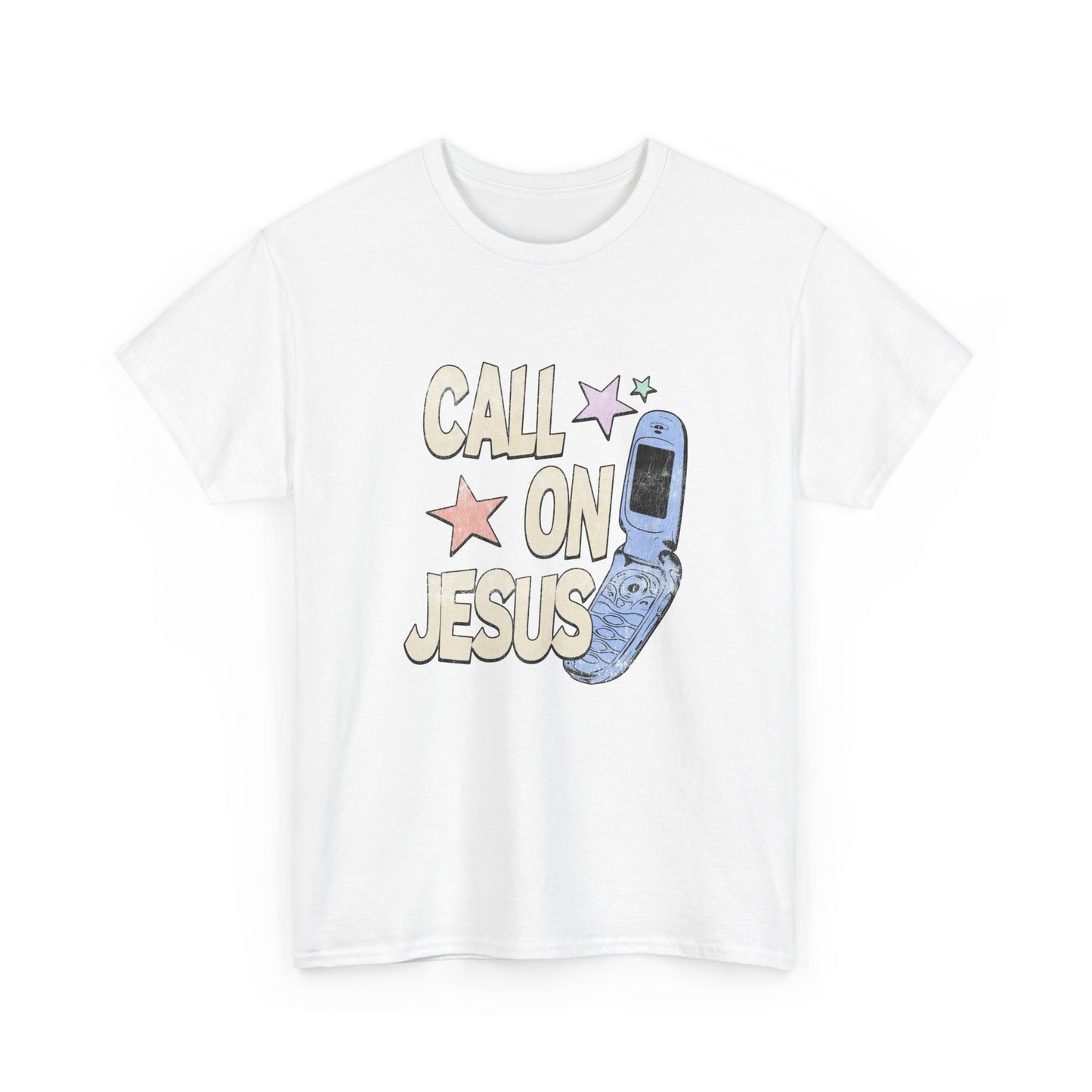 Call On Jesus Graphic T Shirt Unisex Heavy Cotton Tee