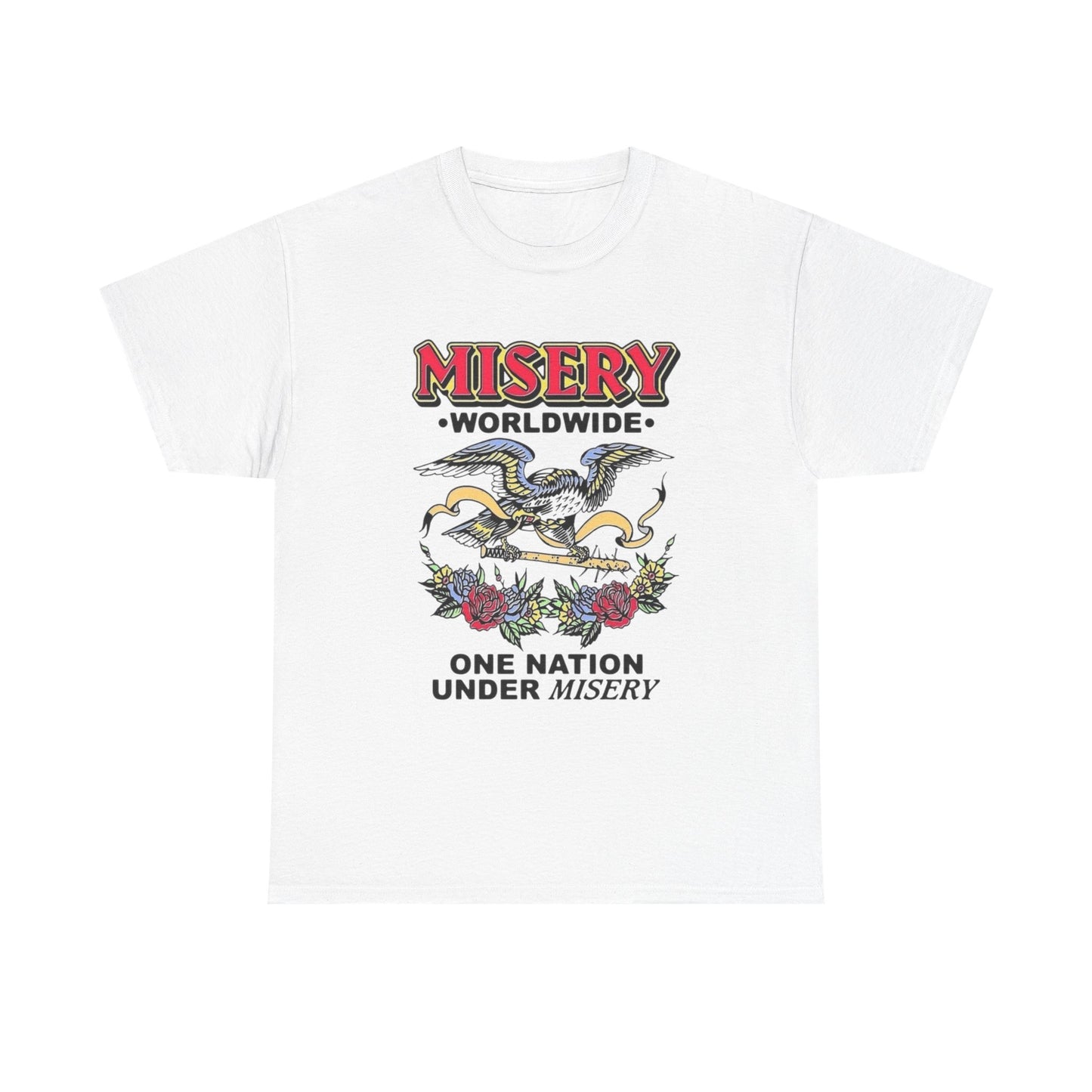 Misery Worldwide Graphic T Shirt NEW Adult Unisex Heavy Cotton Tee