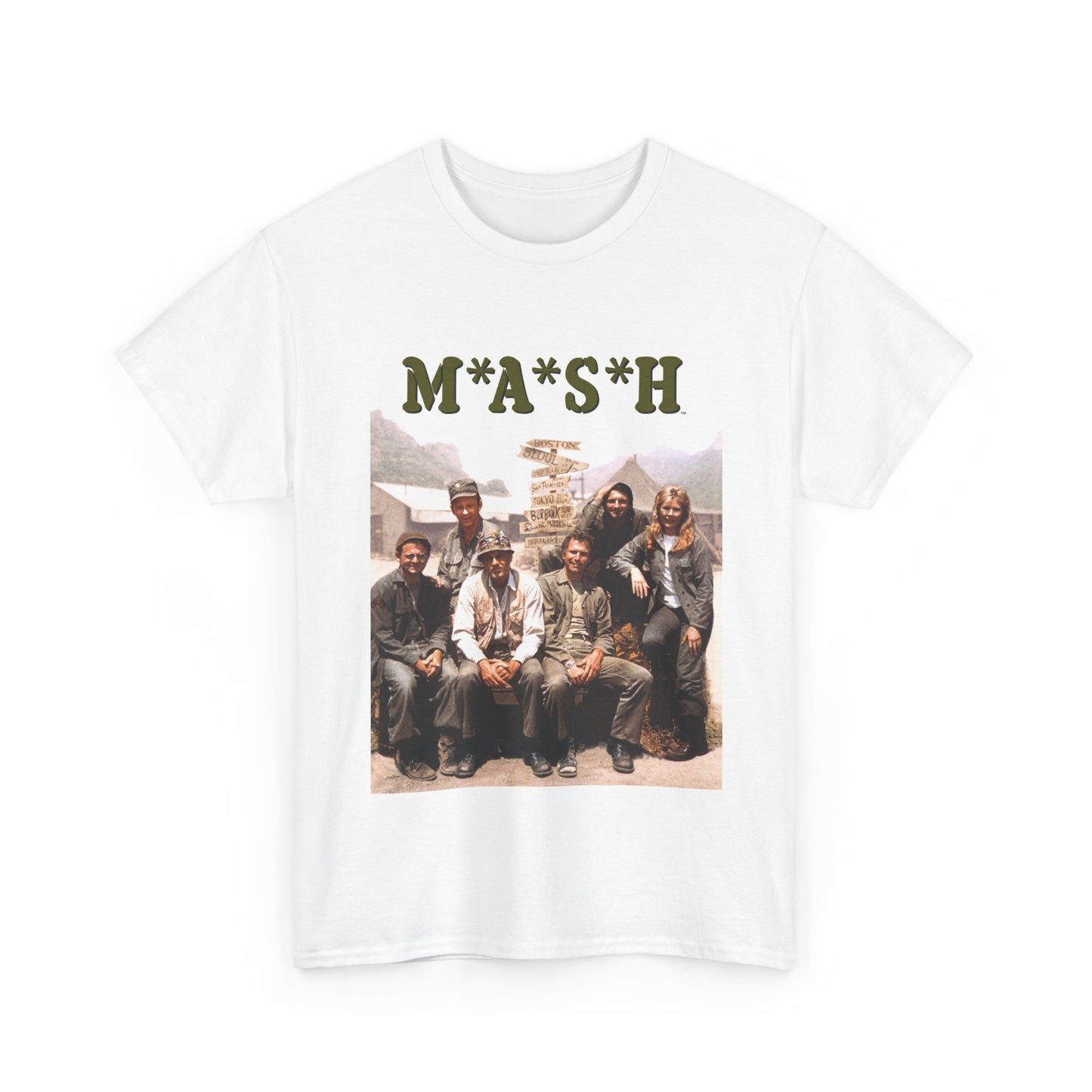 Mash Military Tshirt Vintage Tv Series Medical Unisex Heavy Cotton Tee
