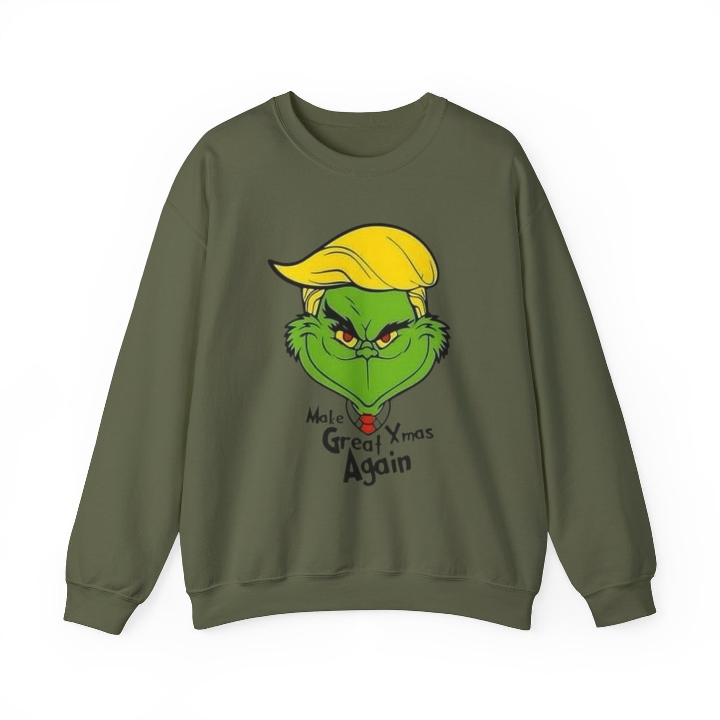 Make Christmas Great Again Funny Sweater NEW Heavy Blend™ Crewneck Sweatshirt