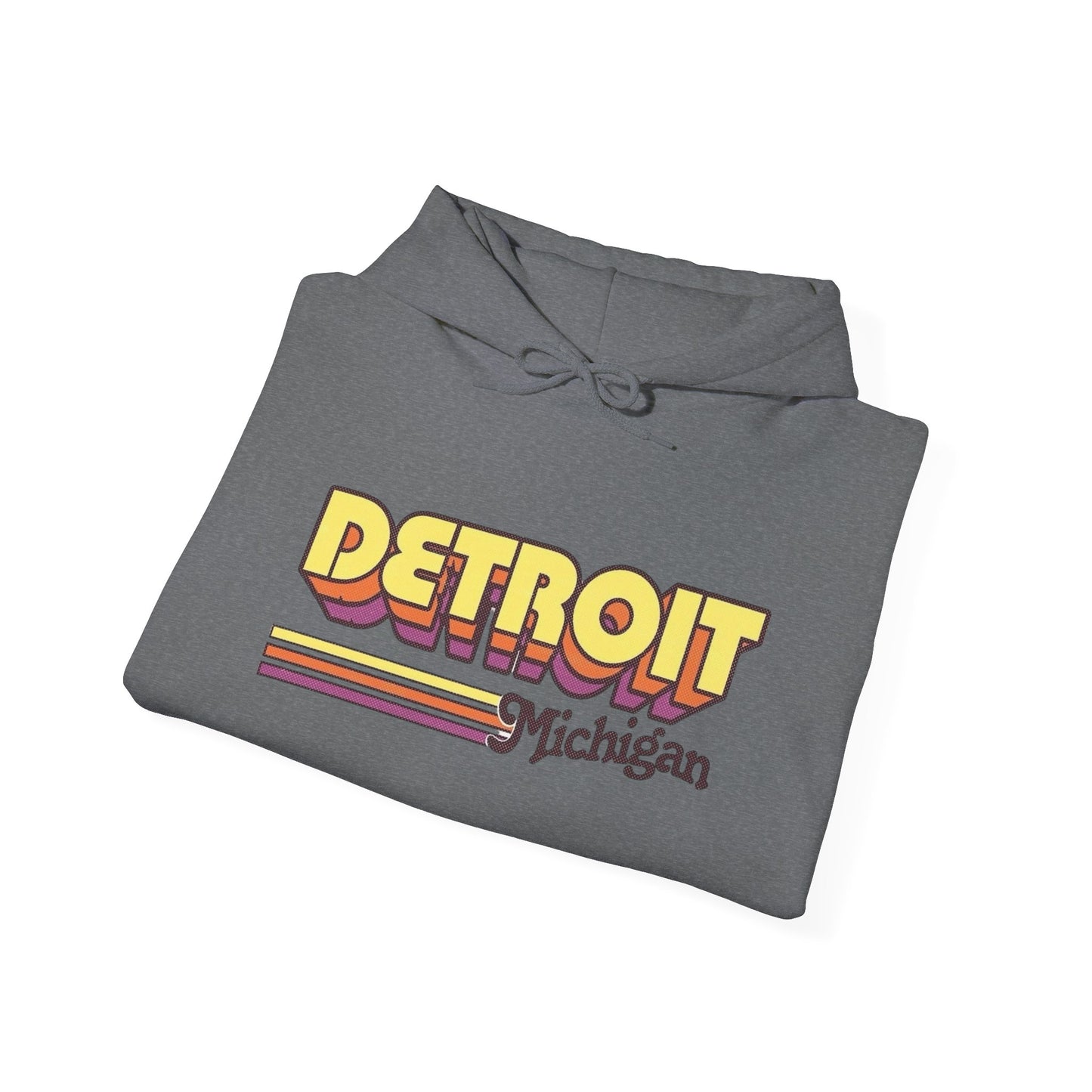 Detroit Michigan Graphic Hoodie Heavy Blend™ NEW Sweatshirt