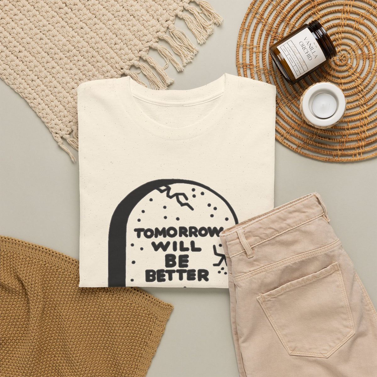 Tomorrow Will Be Better Graveyard Shirt Men's Tee