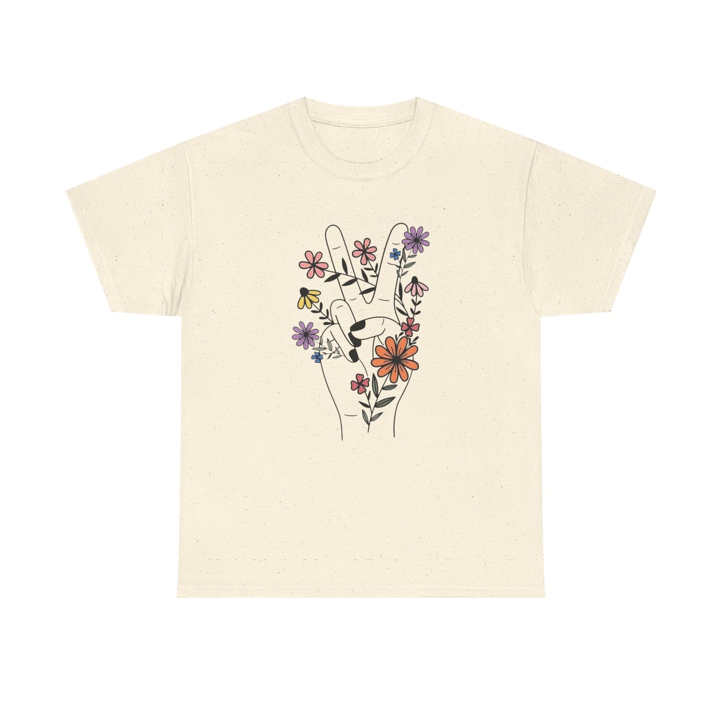 Flower Power Graphic T Shirt NEW ADULT Tee