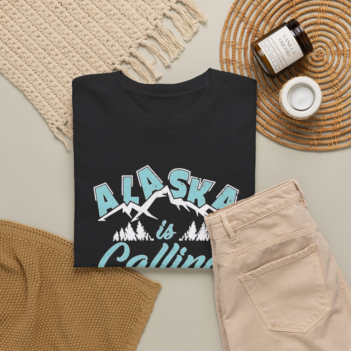 Alaska Calling Graphic Tee | I Must Go Men's Graphic Tee