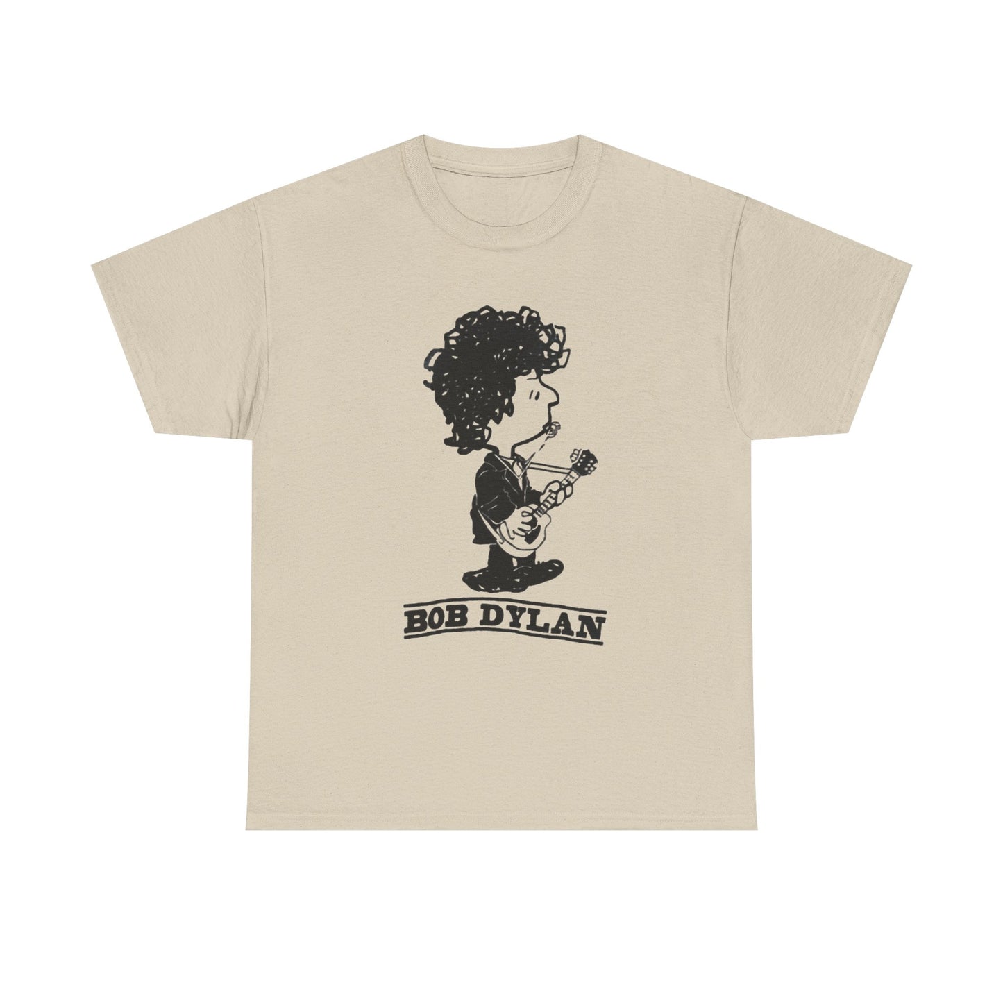 Bob Dylan Graphic T Shirt Vintage Rock Blue Grass Retro Unisex Heavy Cotton Tee