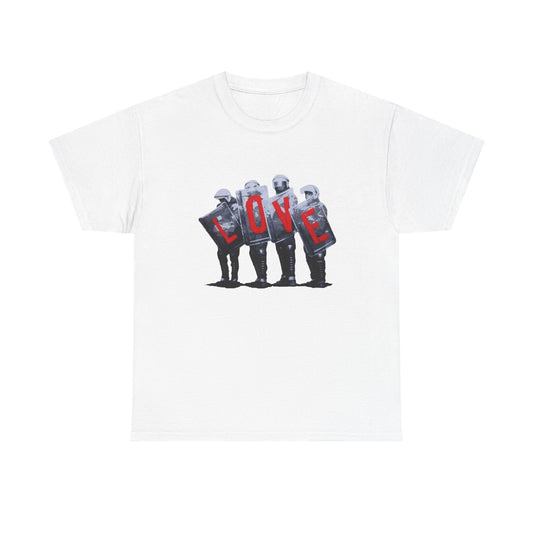Love Riot Graphic T Shirt NEW GIFT Unisex Heavy Cotton Tee