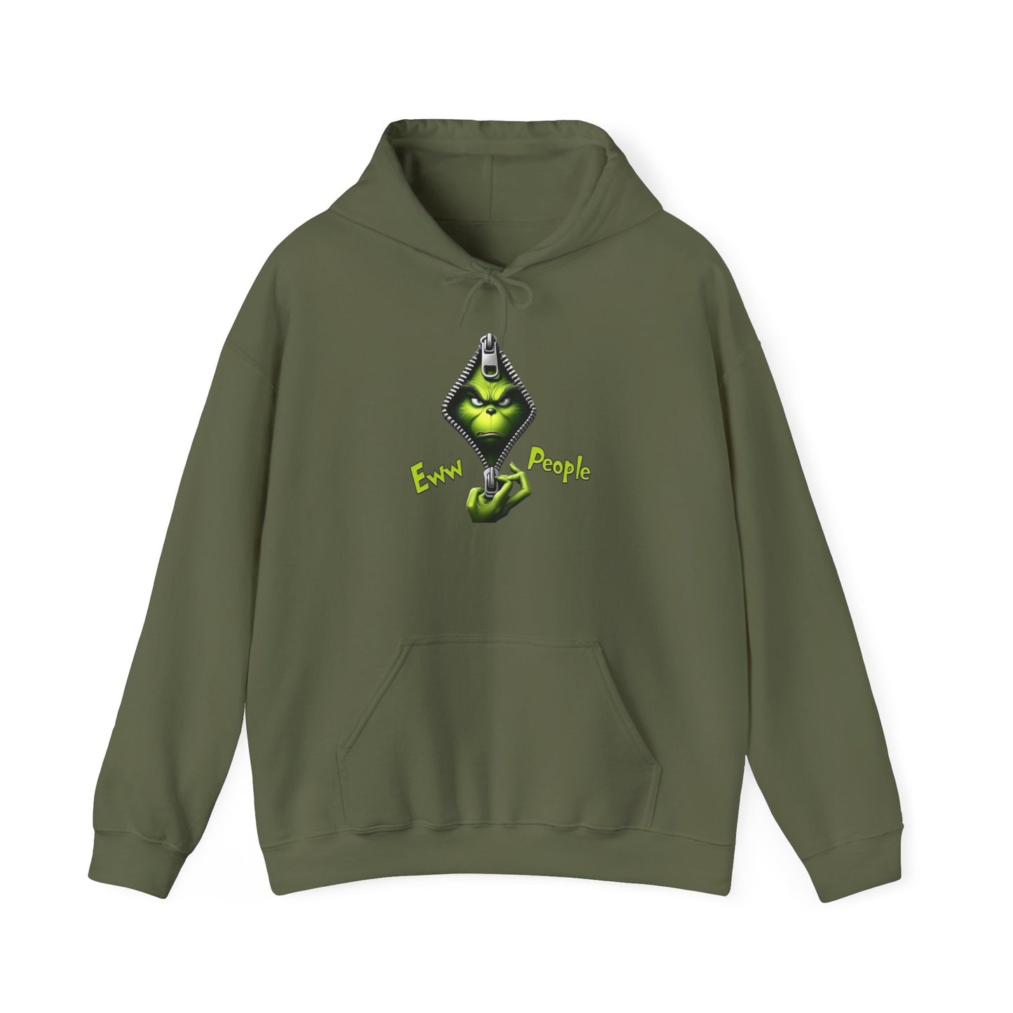 The Grinch Funny Christmas Graphic Hoodie Unisex Heavy Blend™ Hooded Sweatshirt