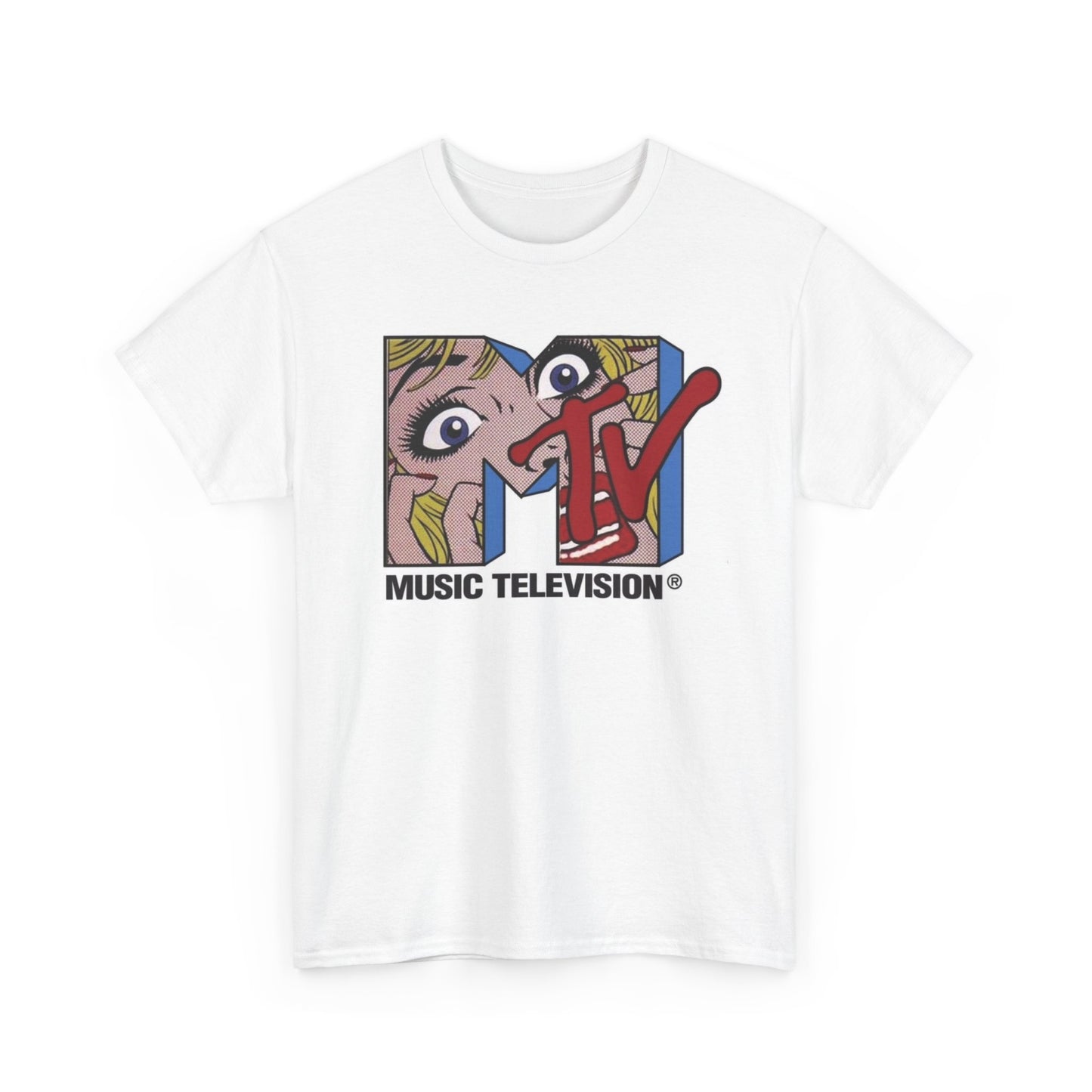MTV Graphic T Shirt Vintage 90s TV Retro Unisex Heavy Cotton Tee