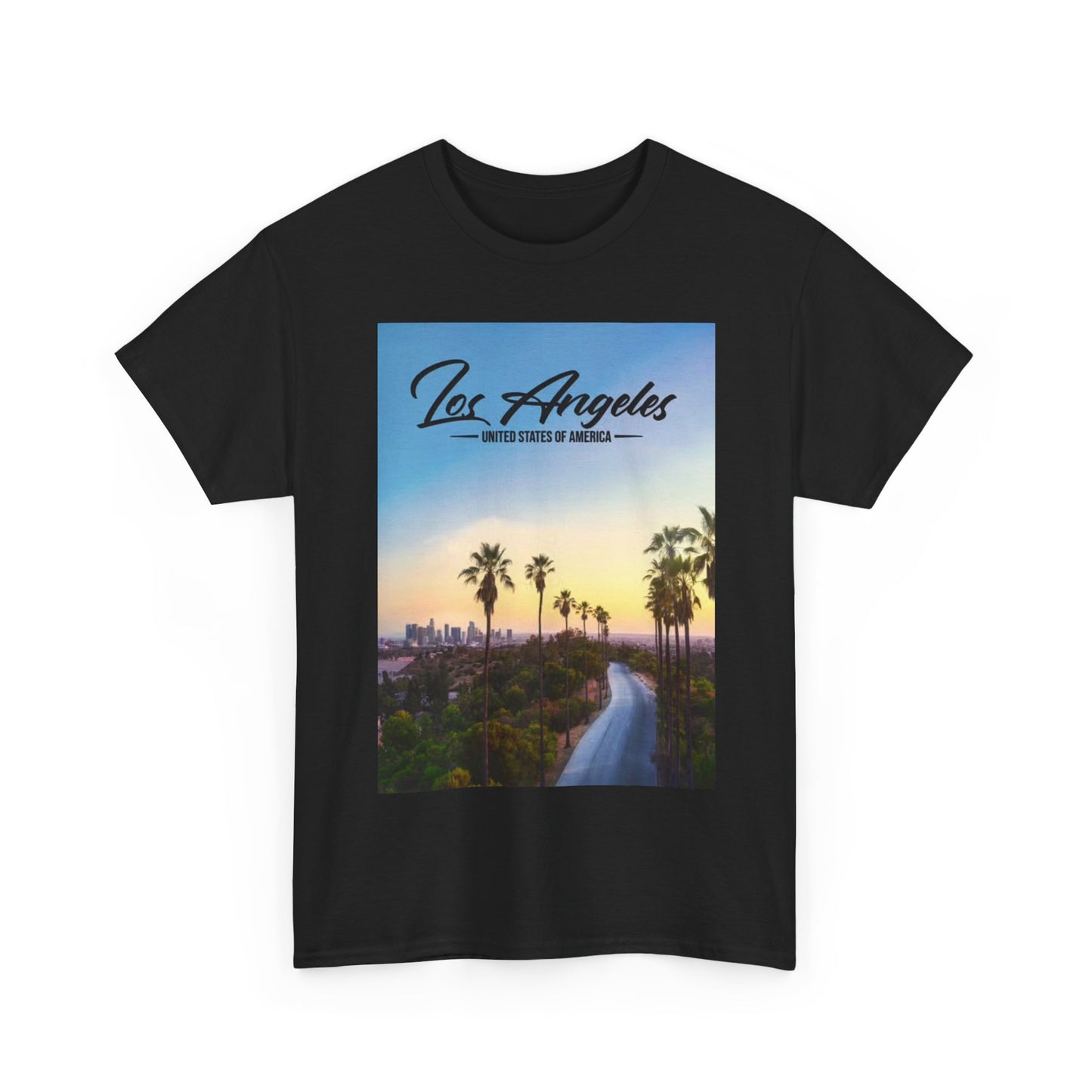 Los Angles Tshirt California Sunset Eagles Retro Vibes Unisex Heavy Cotton Tee
