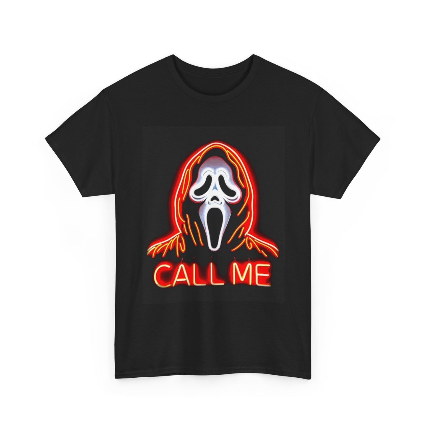 Call Me Graphic T Shirt Scream Movie Poster Unisex Heavy Cotton Tee