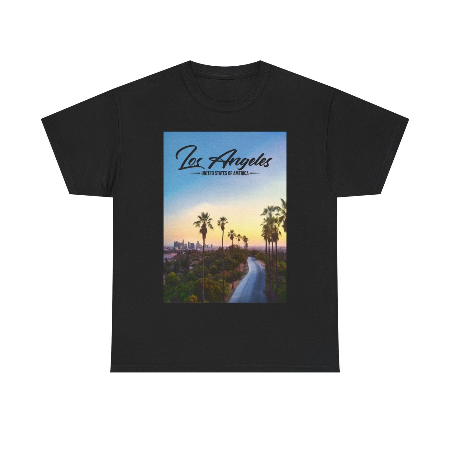 Los Angles Tshirt California Sunset Eagles Retro Vibes Unisex Heavy Cotton Tee