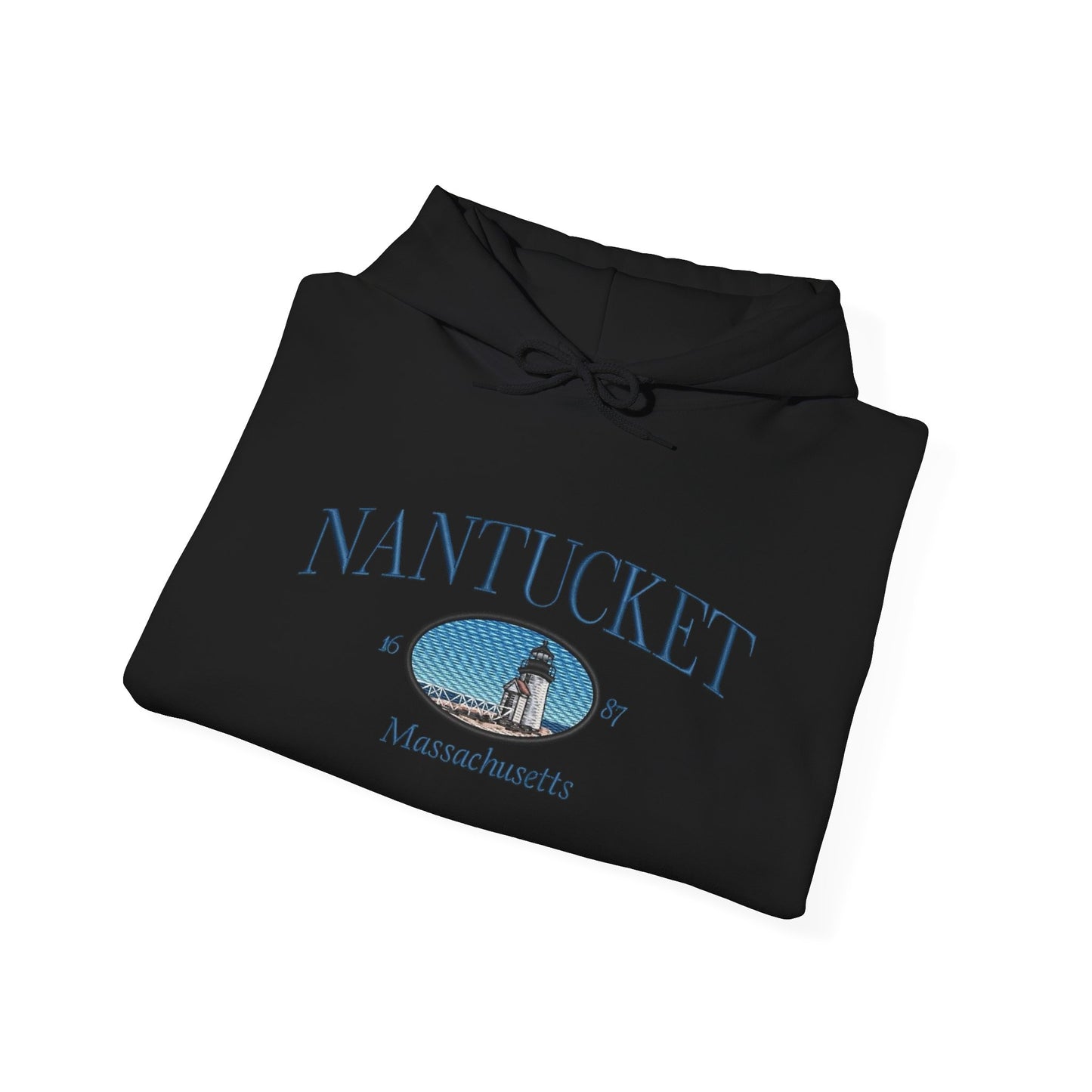 Nantucket Massachusetts Graphic Hoodie Heavy Blend Sweatshirt NEW
