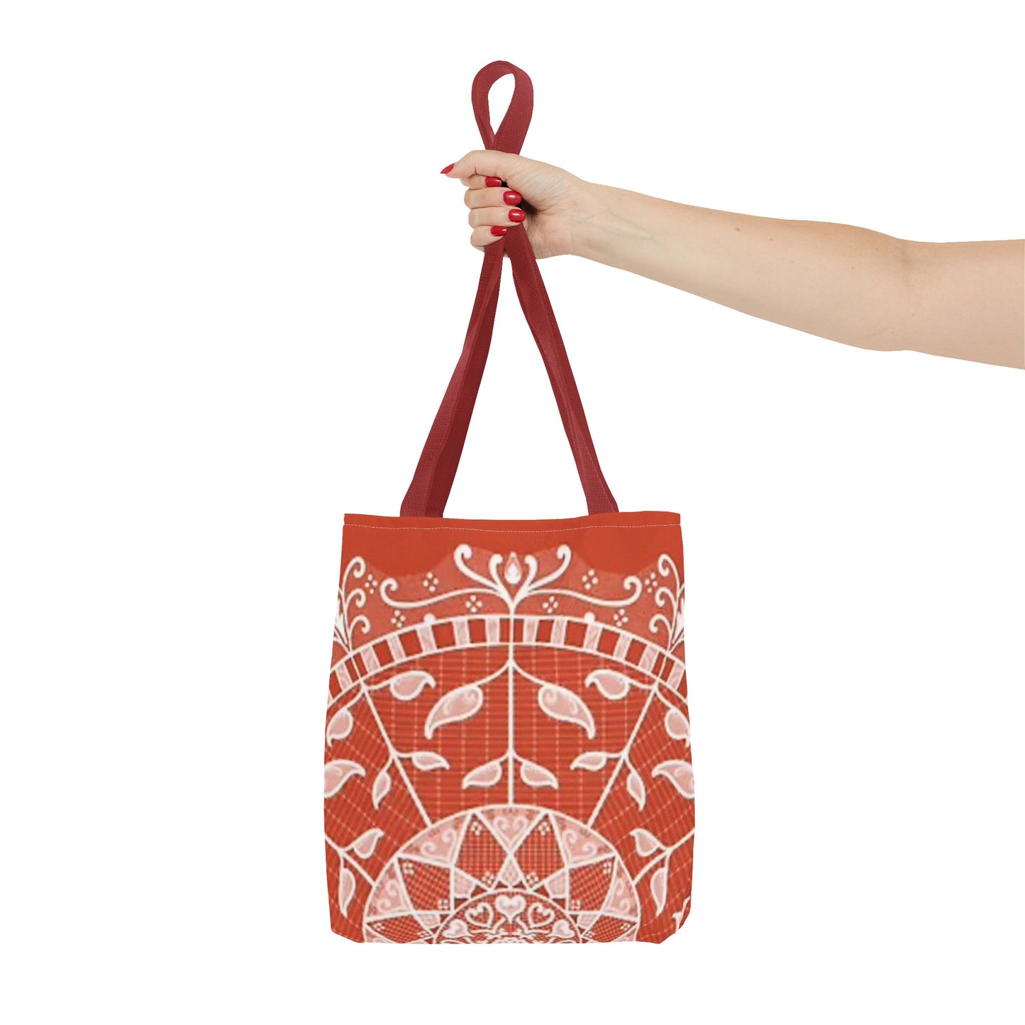 Orange And White Multi Color BRAND NEW MODERN Tote Bag (AOP)
