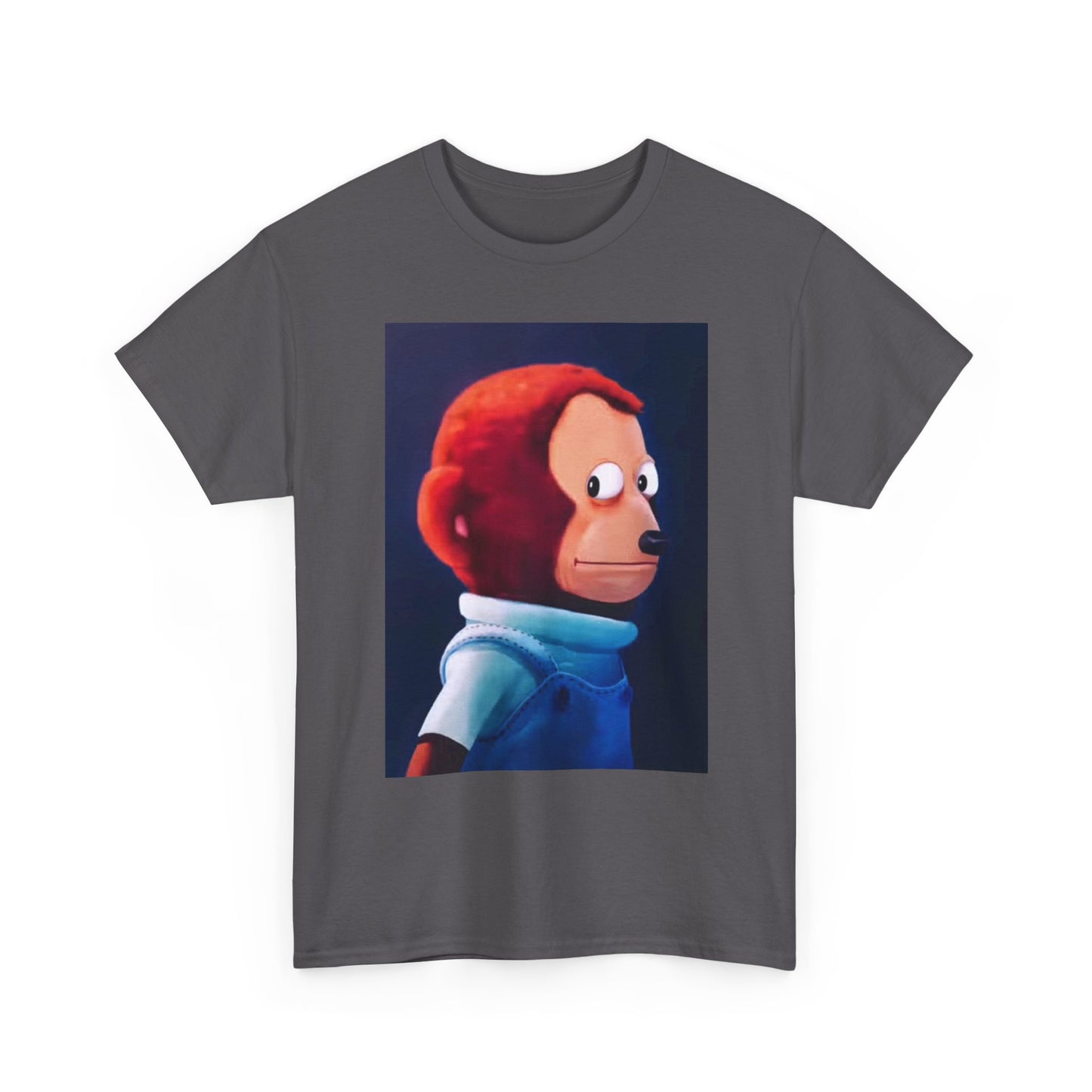 Funny Side Eye Jokes T Shirt MEME Comedy Cartoon Painting Unisex Heavy Cotton