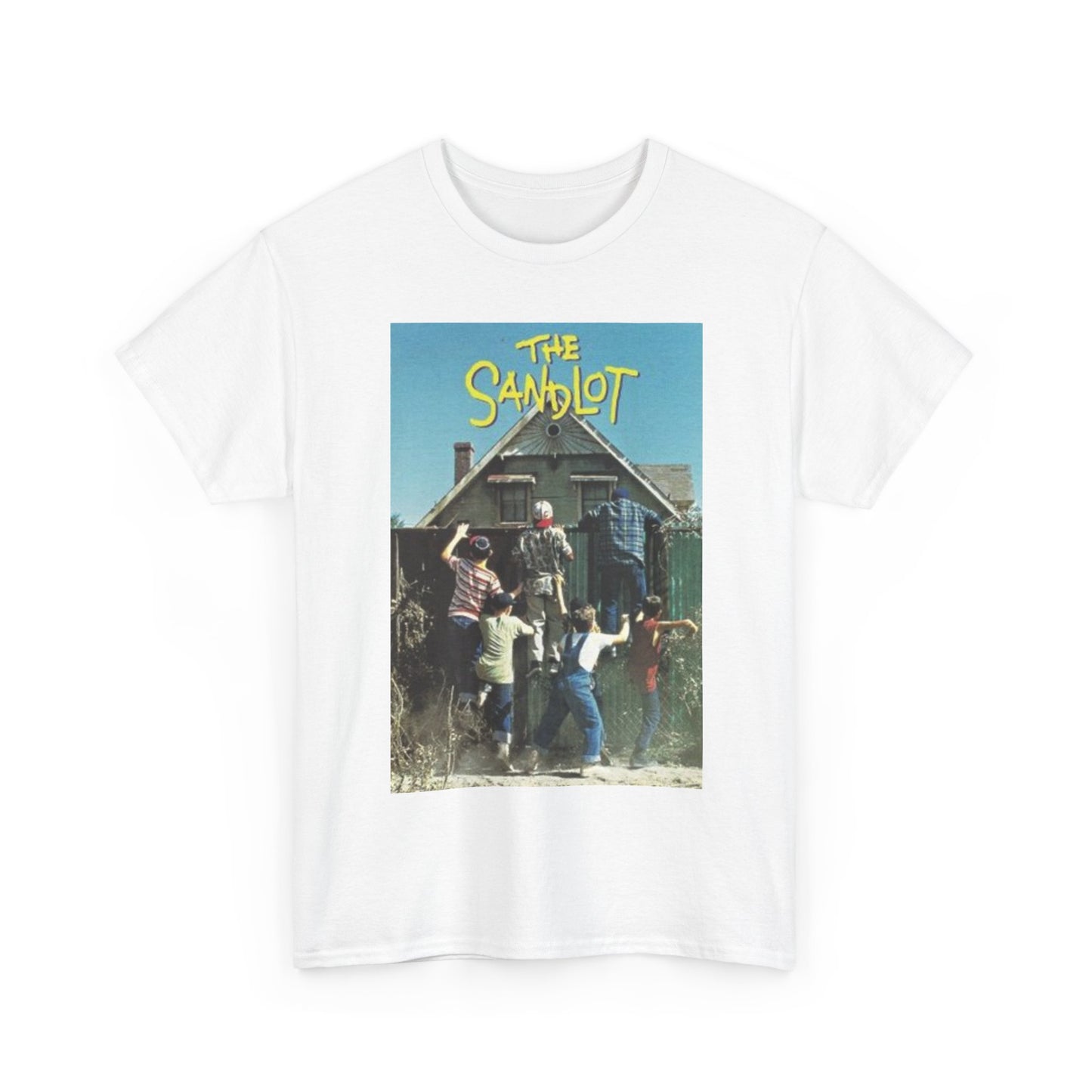The Sandlot Tshirt Vintage Movie Poster Kids Baseball Unisex Heavy Cotton Tee