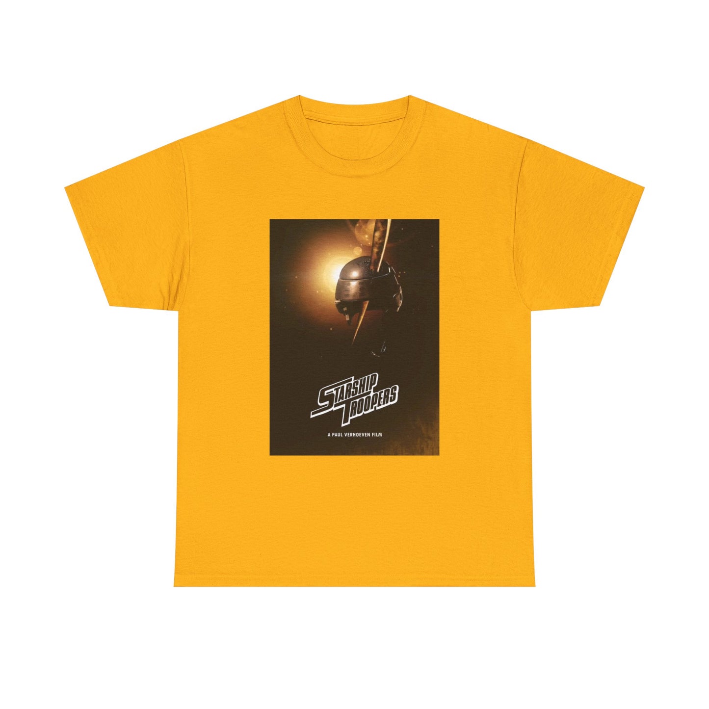 StarShip Troopers Tshirt Retro Action Movie Vintage Unisex Heavy Cotton Tee