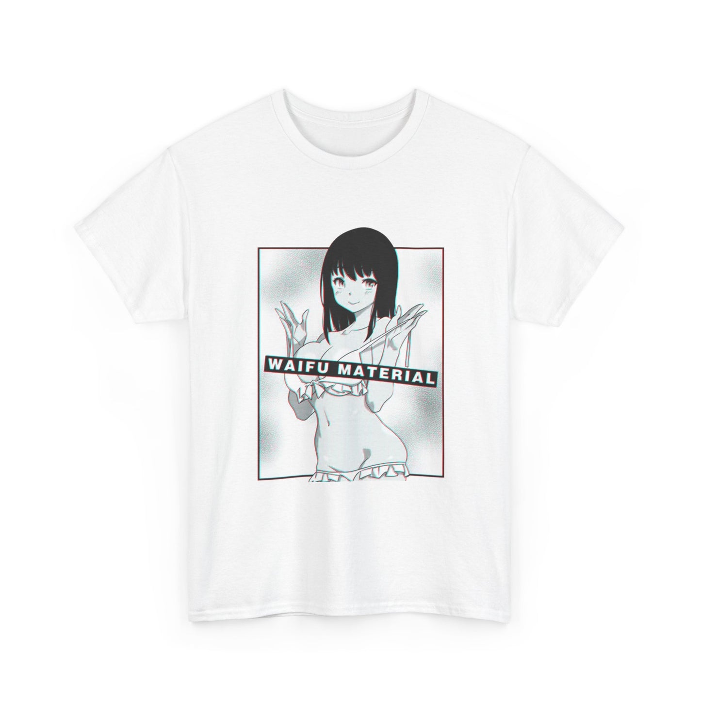 Waifu Material Hentai Tshirt Sexy anime Naturo Cartoon Unisex Heavy Graphic