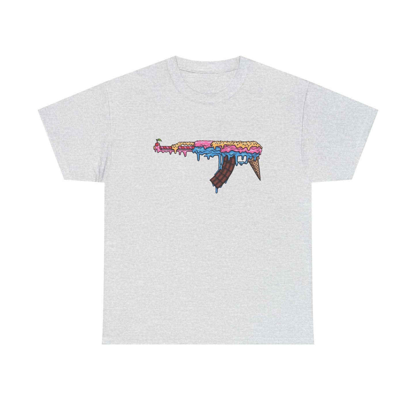 Ice Cream Ak 47 T Shirt Unisex Heavy Cotton Tee