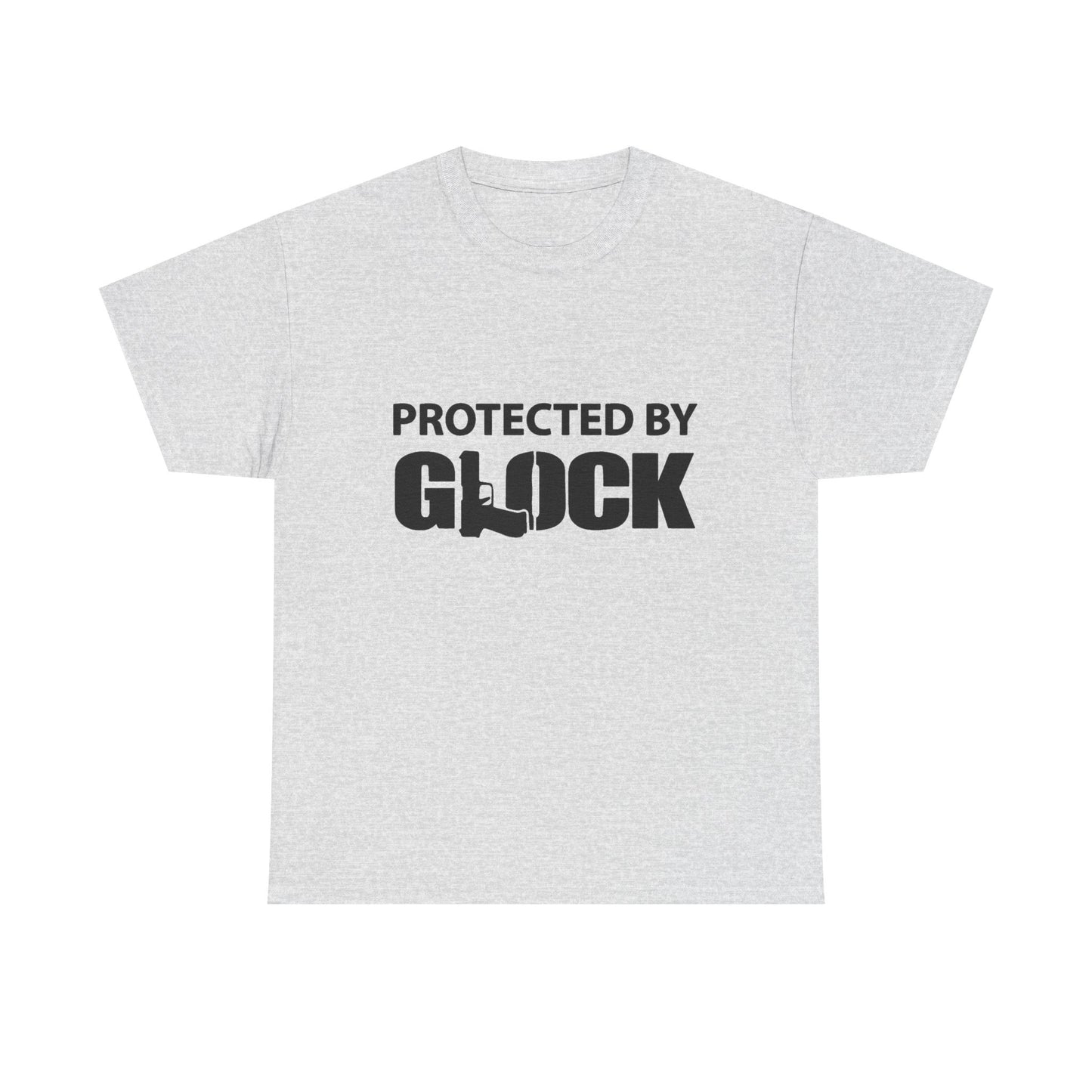 Protected By Glock Graphic T Shirt Unisex Heavy Cotton Tee NEW