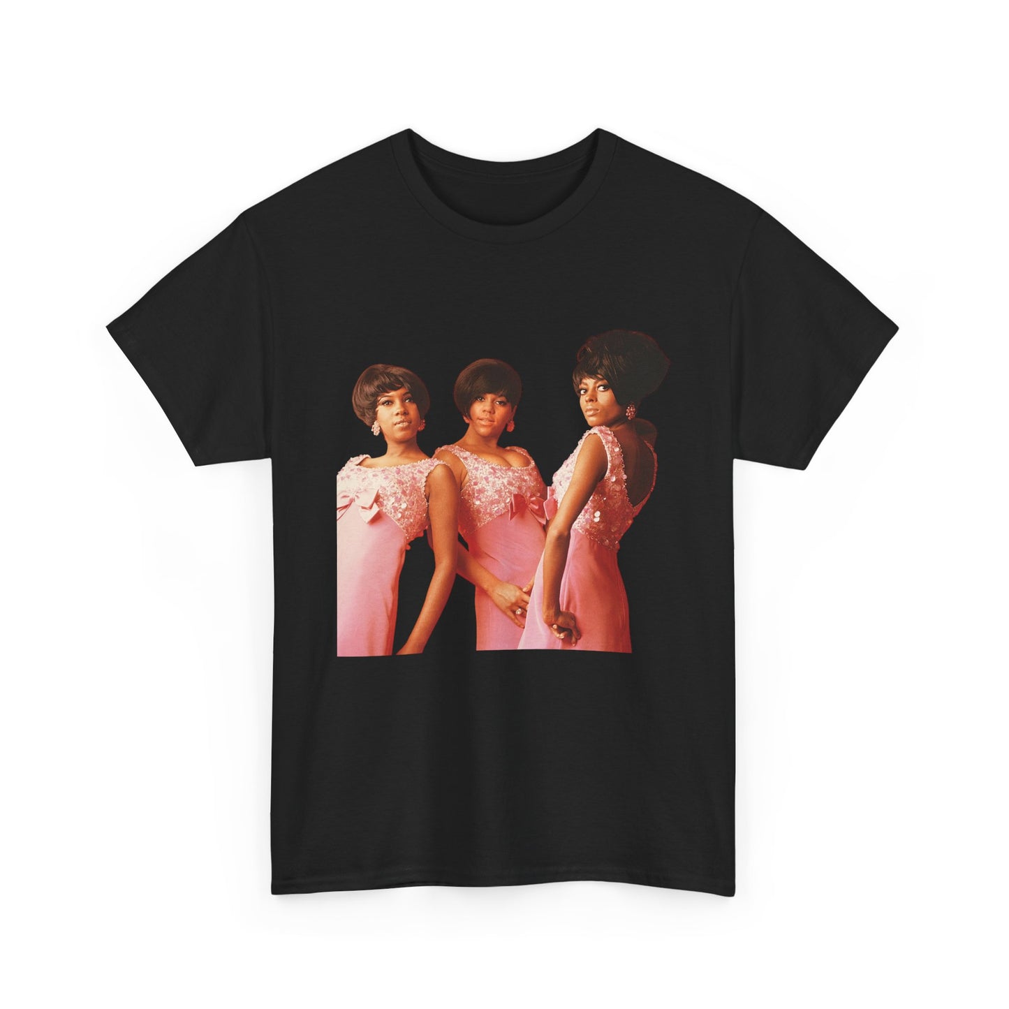 The Supremes Tshirt Vintage Diana Ross Retro Poster Unisex Heavy Cotton Tee 71