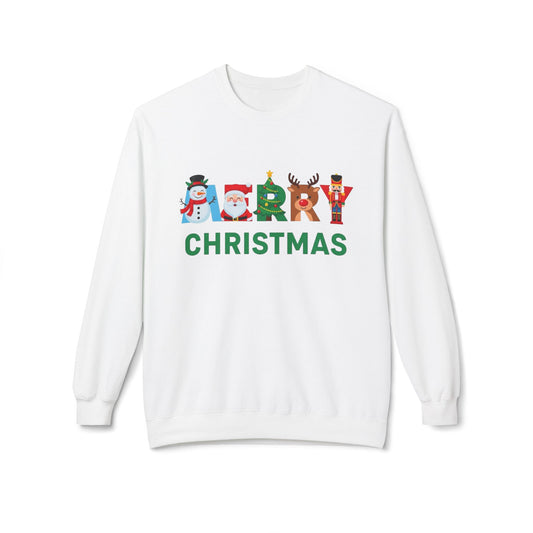 Merry Christmas Ornaments Sweater NEW Unisex Fleece Crewneck Sweatshirt