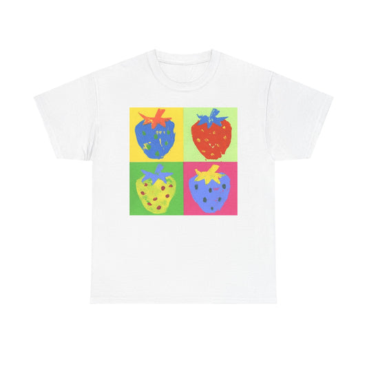 Andy Warhol T Shirt Vintage Art Poster Retro 80s Unisex Heavy Cotton Tee Fruit