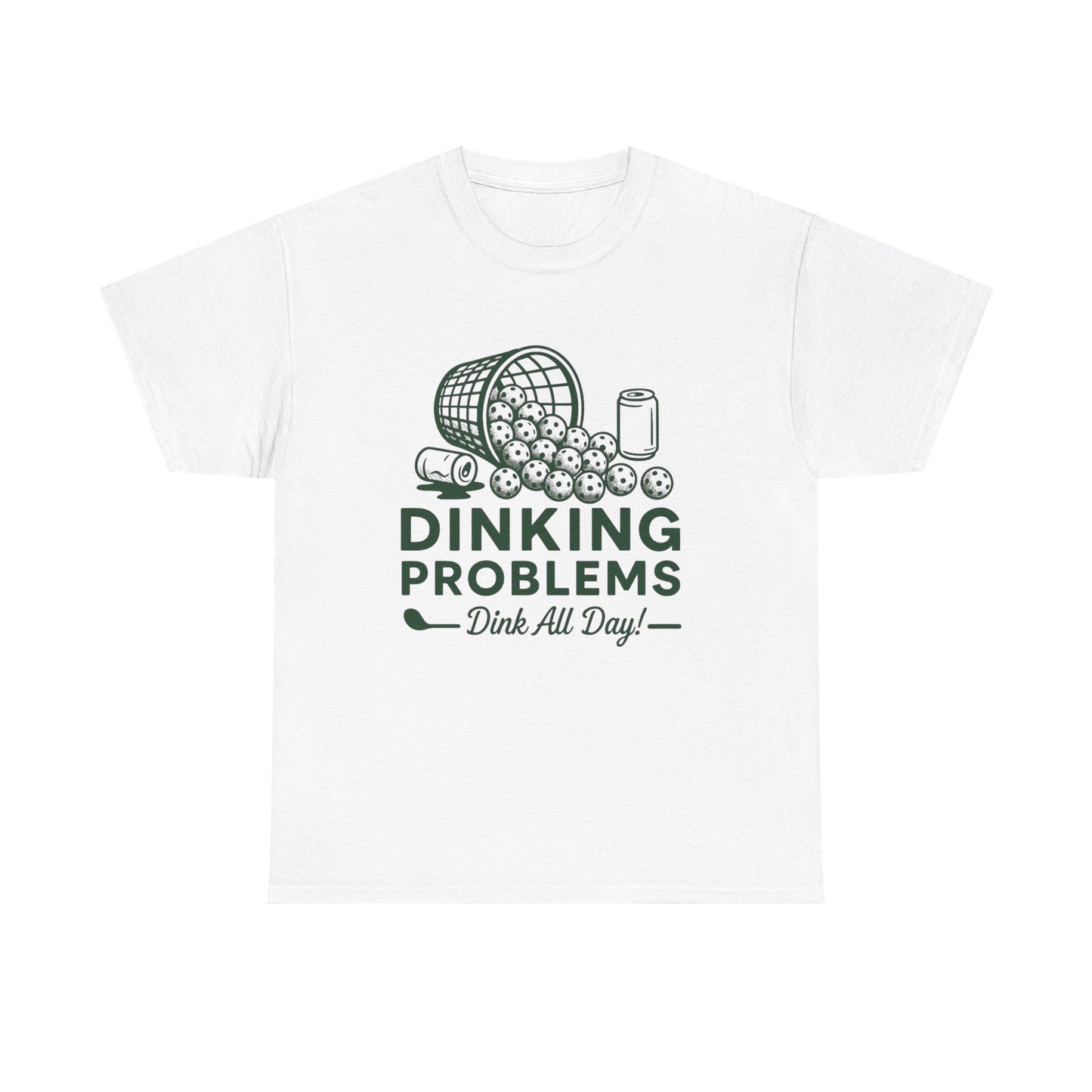 Pickle Ball Problems Graphic T Shirt Heavy Cotton Tee