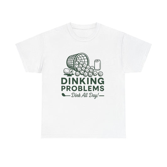 Pickle Ball Problems Graphic T Shirt Heavy Cotton Tee