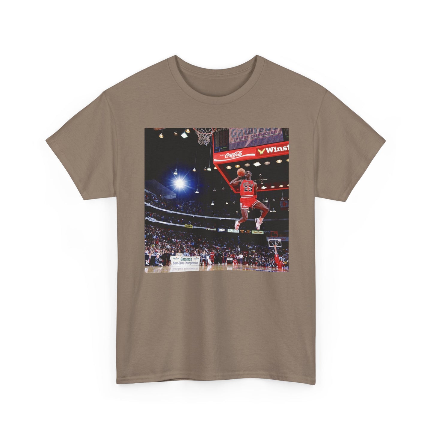 Michael Jordan Graphic T Shirt Retro Dunk Contest Unisex Heavy Cotton Tee