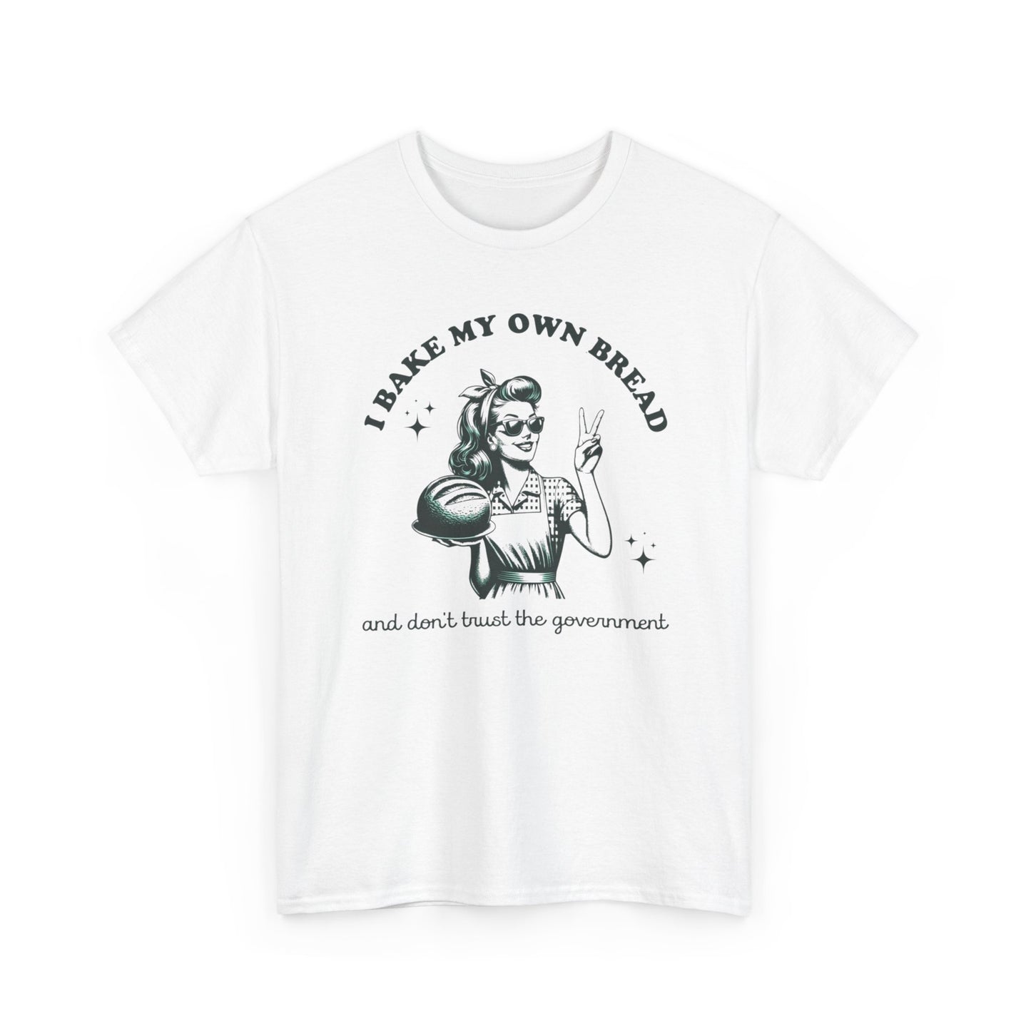 Don't Trust The Government Funny Graphic T Shirt NEW ADULT Unisex Heavy Cotton