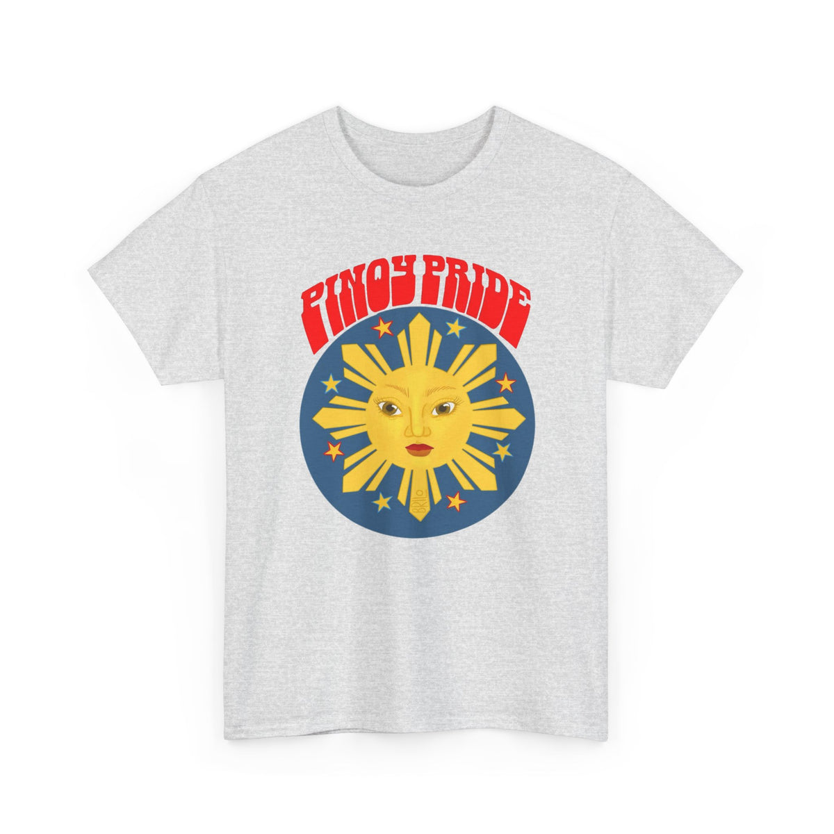 Pinoy Pride Graphic T Shirt Men's Classic Filipino Heavy Cotton Tee