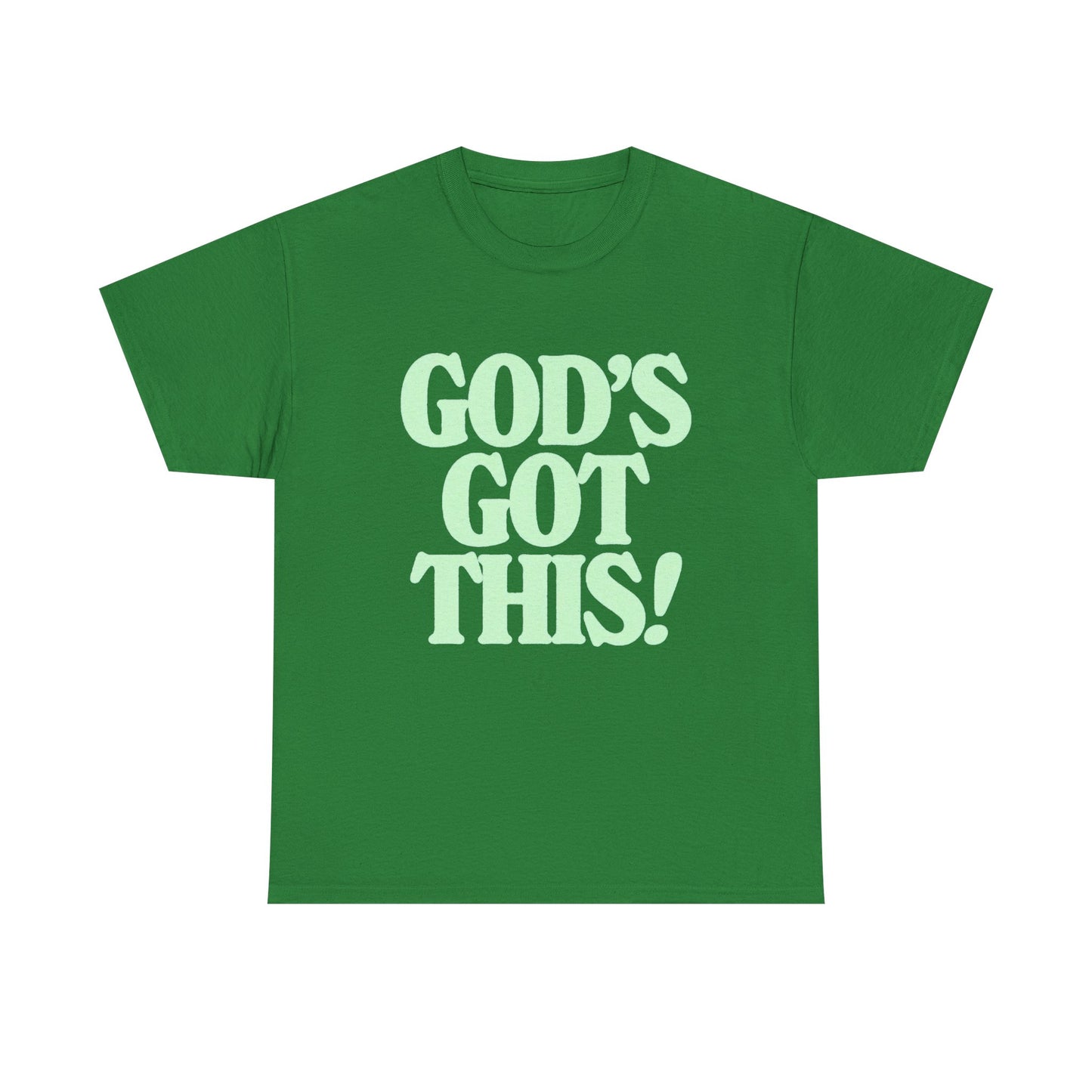 Gods Got This Graphic T Shirt Men's Heavy Cotton Tee - Quality - Modern True to Size