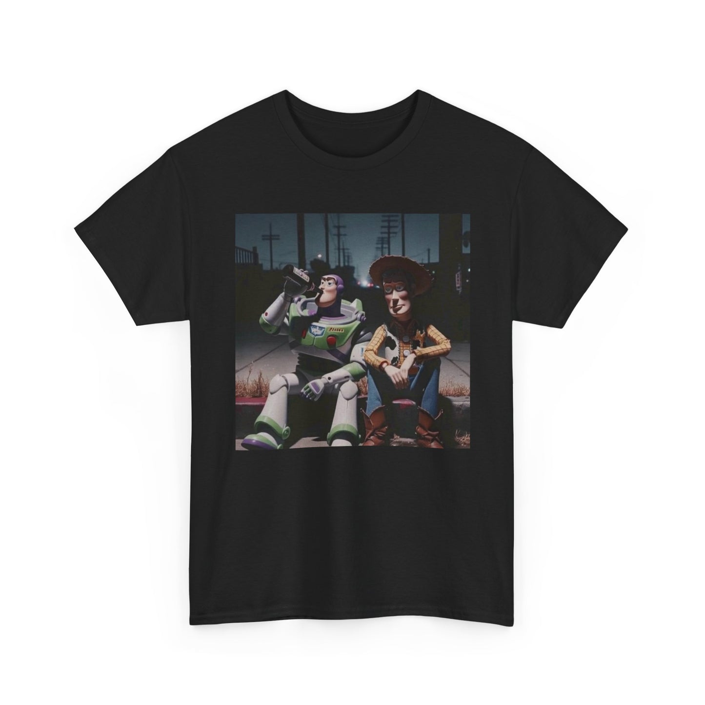 Toy Story Funny Drinking Beers Graphic T Shirt Gift Apparel Cotton Tee