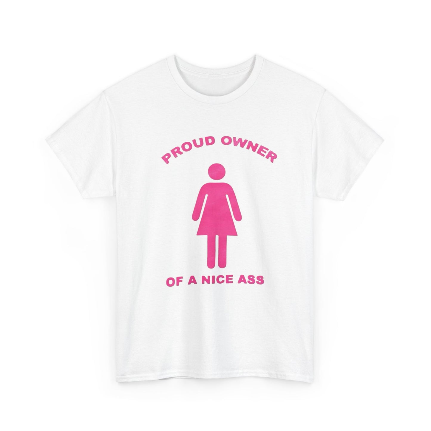 Proud Owner Of A Nice Ass Graphic T Shirt NEW Adult Unisex Heavy Cotton Tee