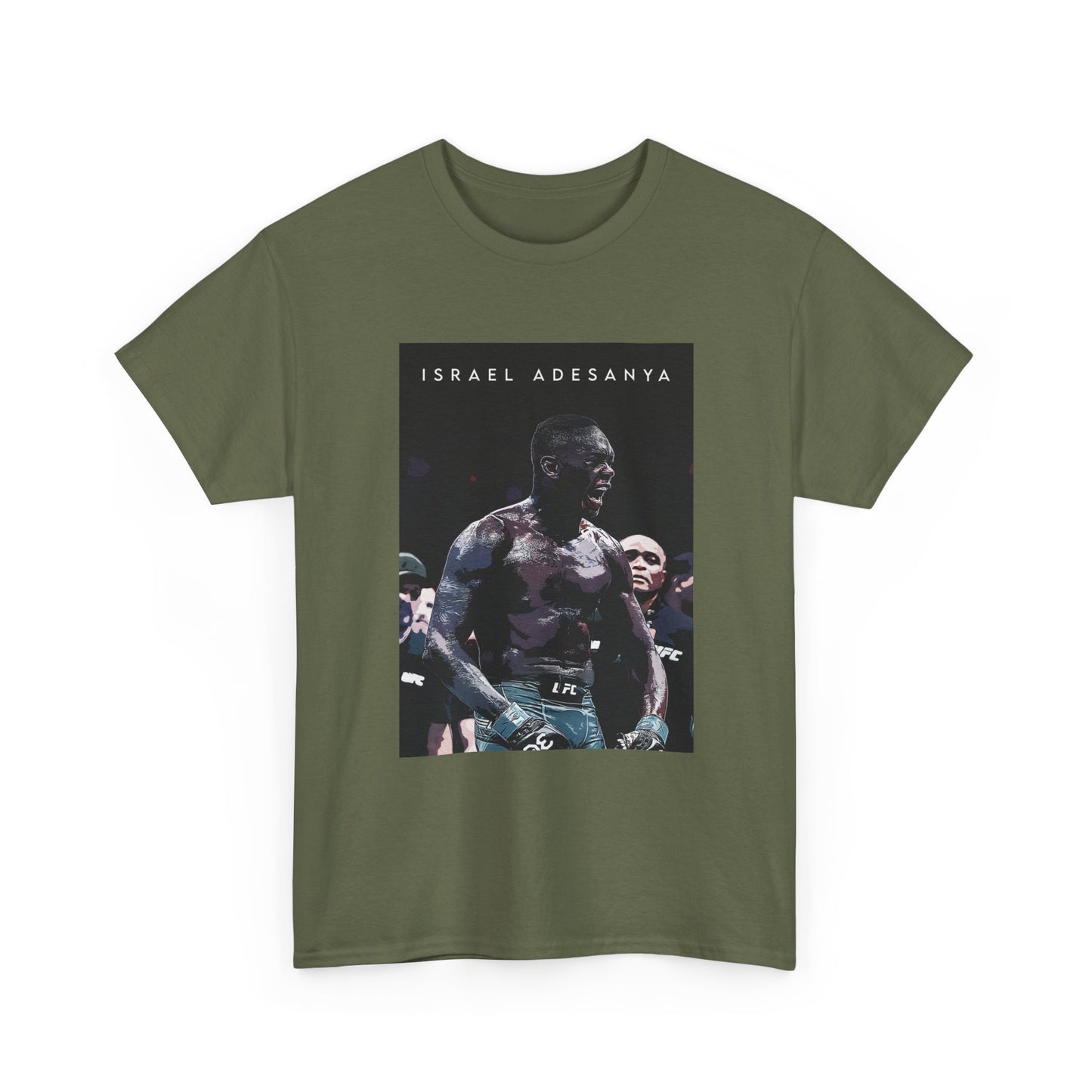 Israel Adesanya Tshirt Poster MMA UFC Merch Champ Graphic Unisex Heavy Cotton