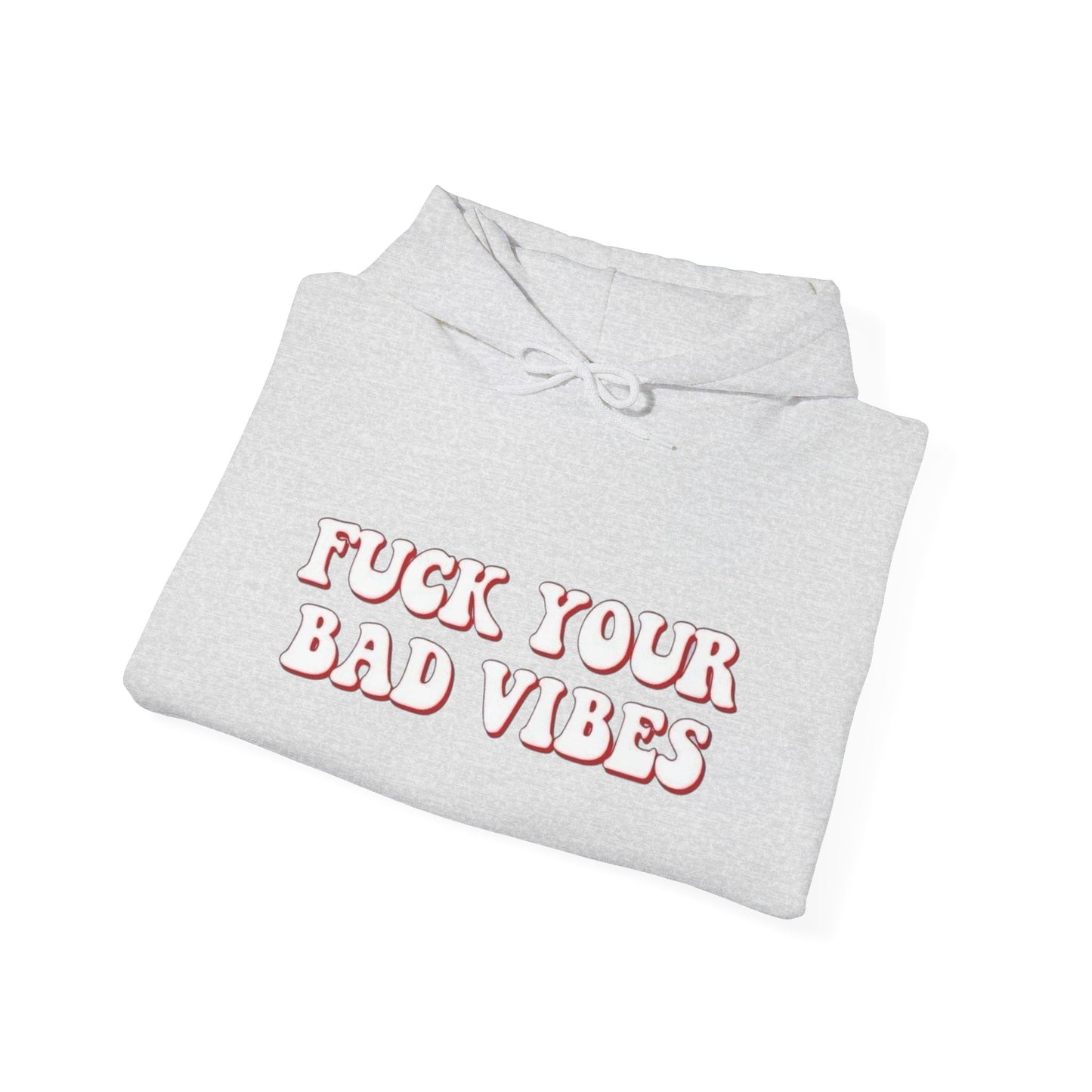 No Bad Vibes Graphic Hoodie Unisex Heavy Blend™ Hooded Sweatshirt