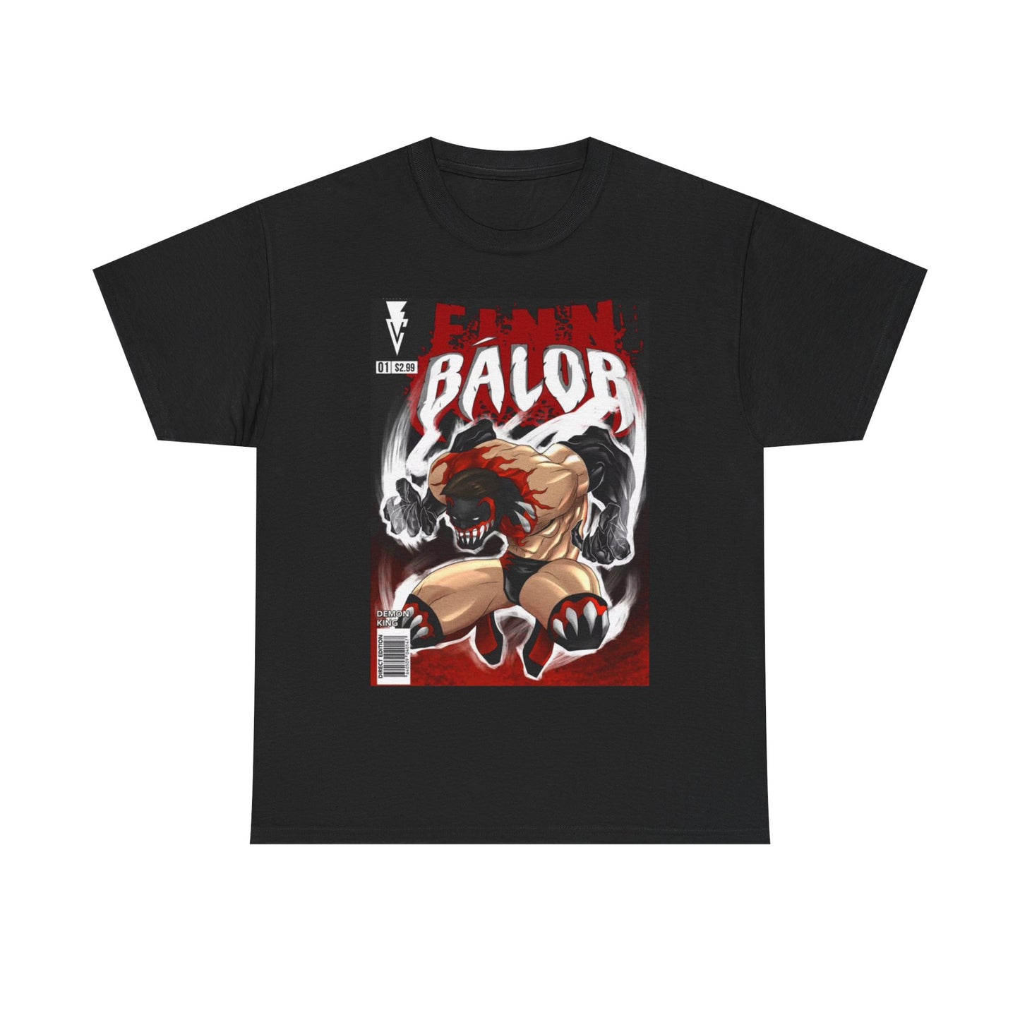 Finn Balor Tshirt Retro Wrestling Graphic Nostalgia UFC Unisex Heavy Cotton Tee