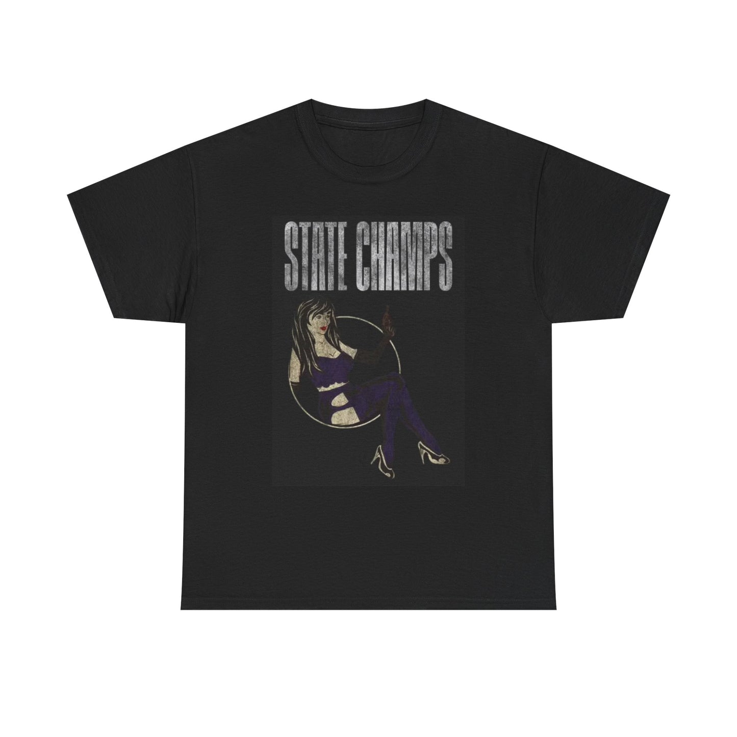 State Champs Punk Rock Graphic T Shirt Vintage Retro Unisex Heavy Cotton Tee