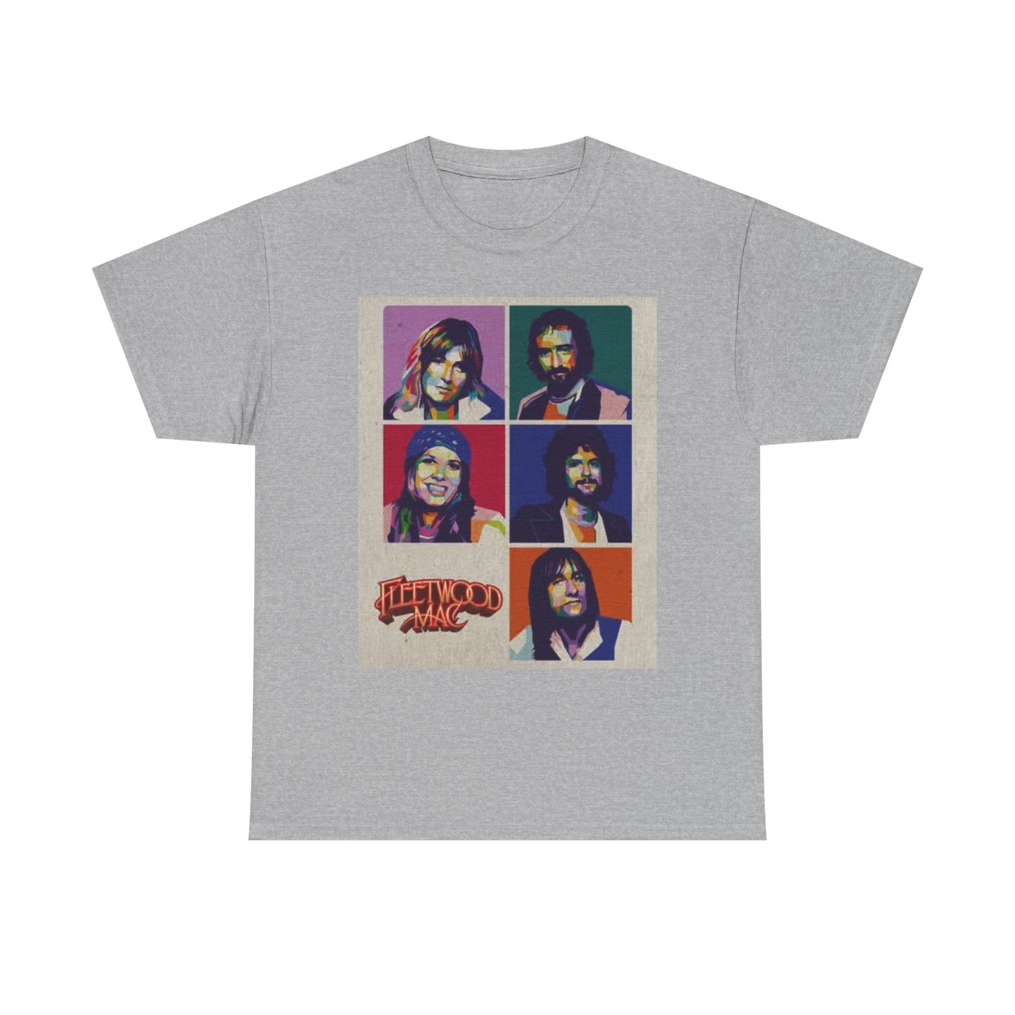 Fleetwood Mac Vintage Rock Shirt Retro 70s Unisex Heavy Cotton Tee