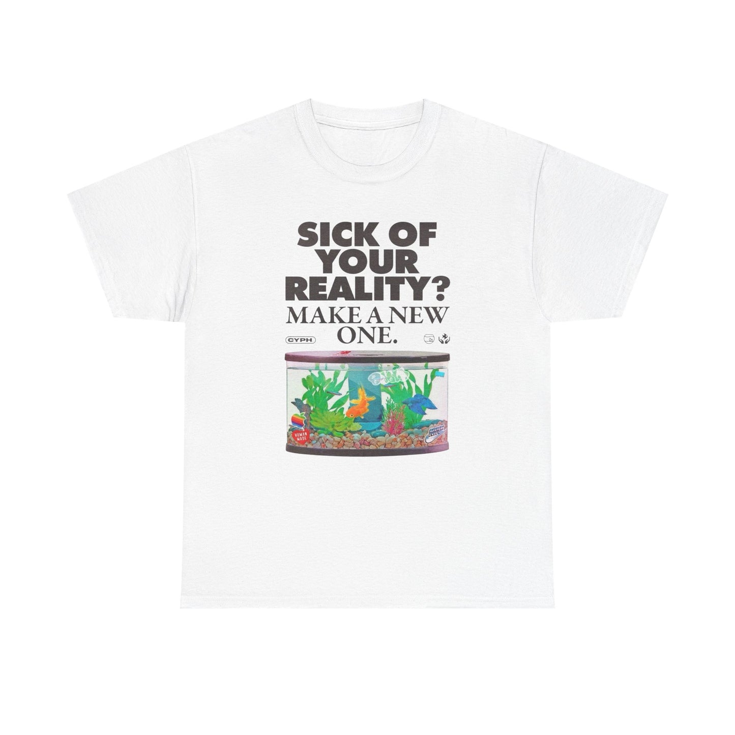 Sick Of Your Reality Vintage Graphic T-Shirt, Unisex Cotton Shirt